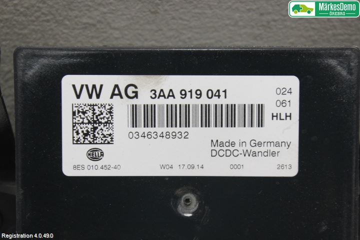 Volkswagen VW SHARAN 11- Styrenhet Övrigt