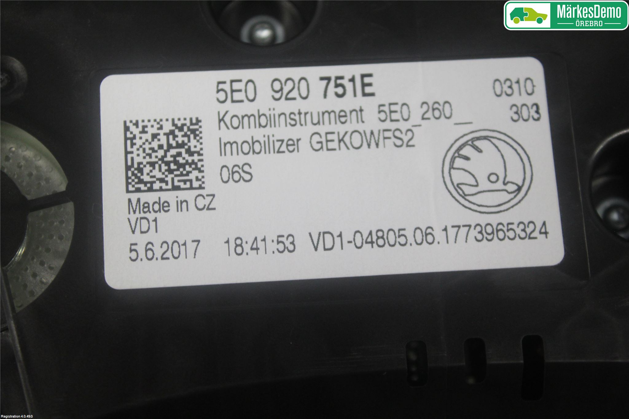 Skoda OCTAVIA (5E) 13-20 Instrument Komb