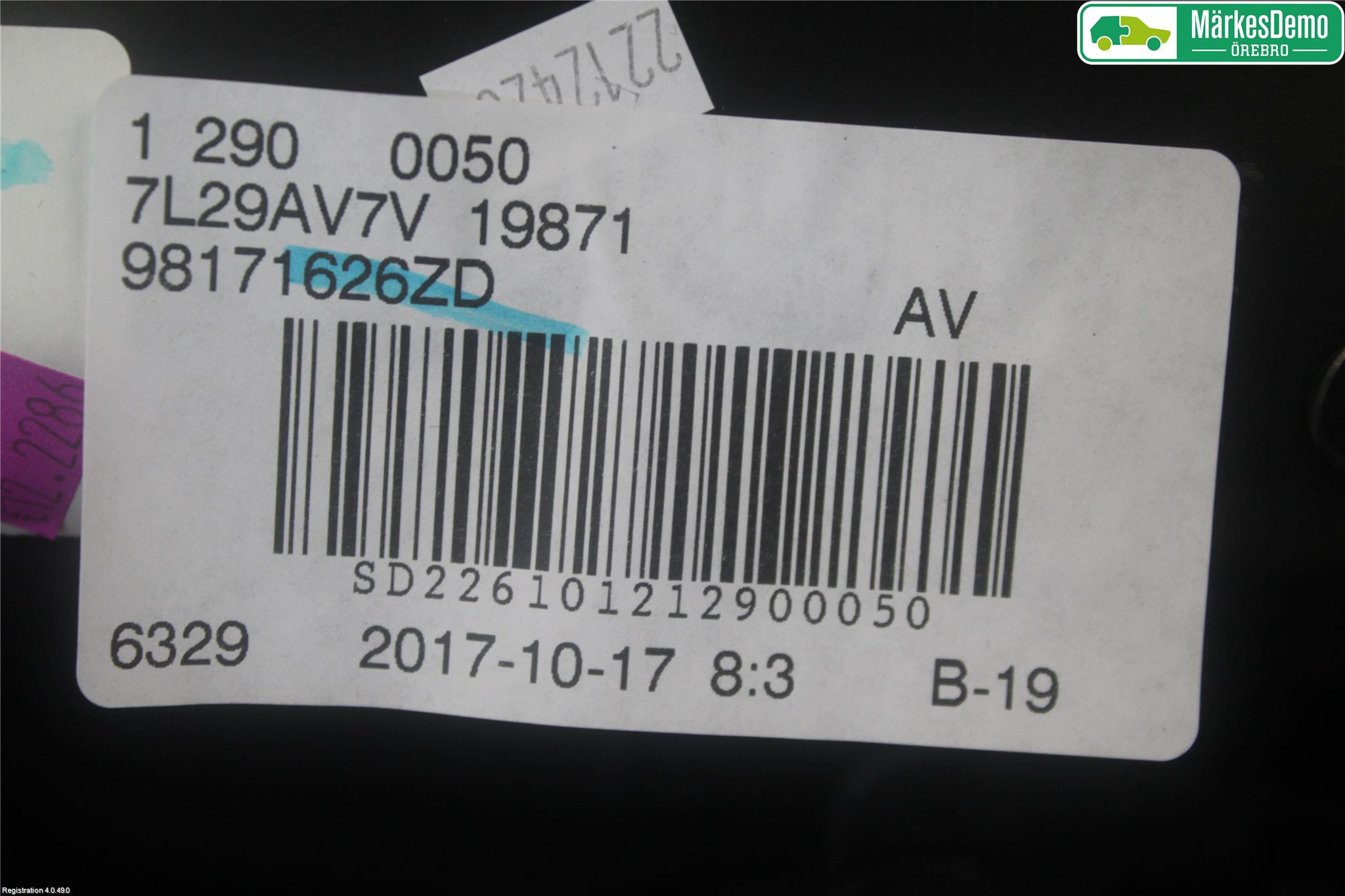 Peugeot 5008 17-24 Dörrklädsel Hö