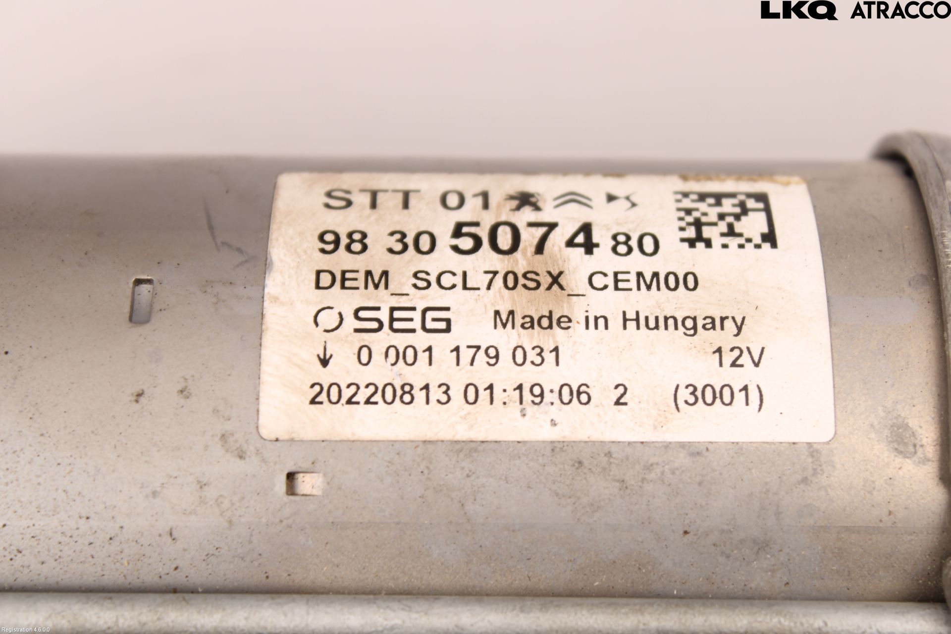 Citroen C4/E-C4 C4X/E-C4X III 21- Startmotor