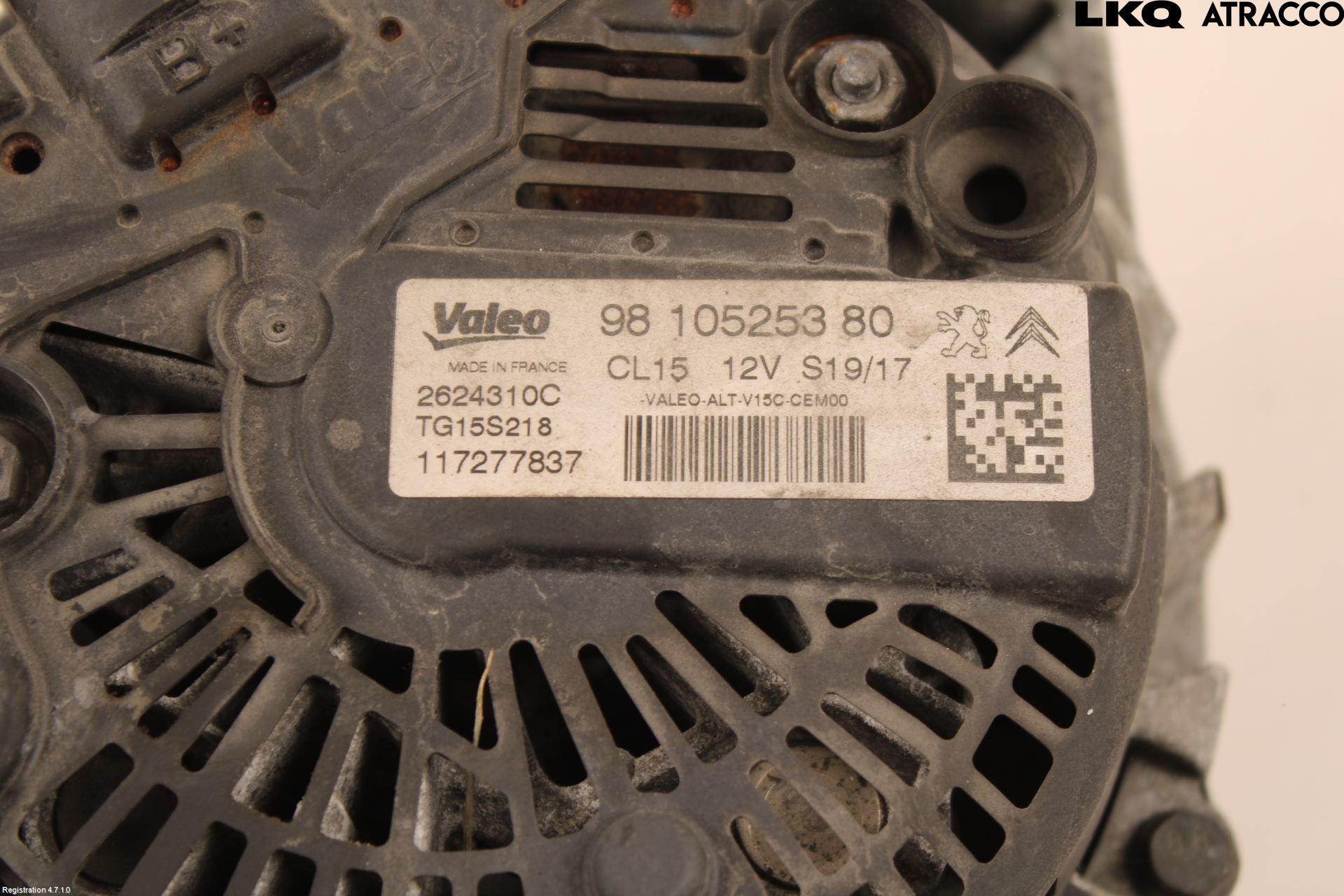 Citroen BERLINGO 08-18 Generator