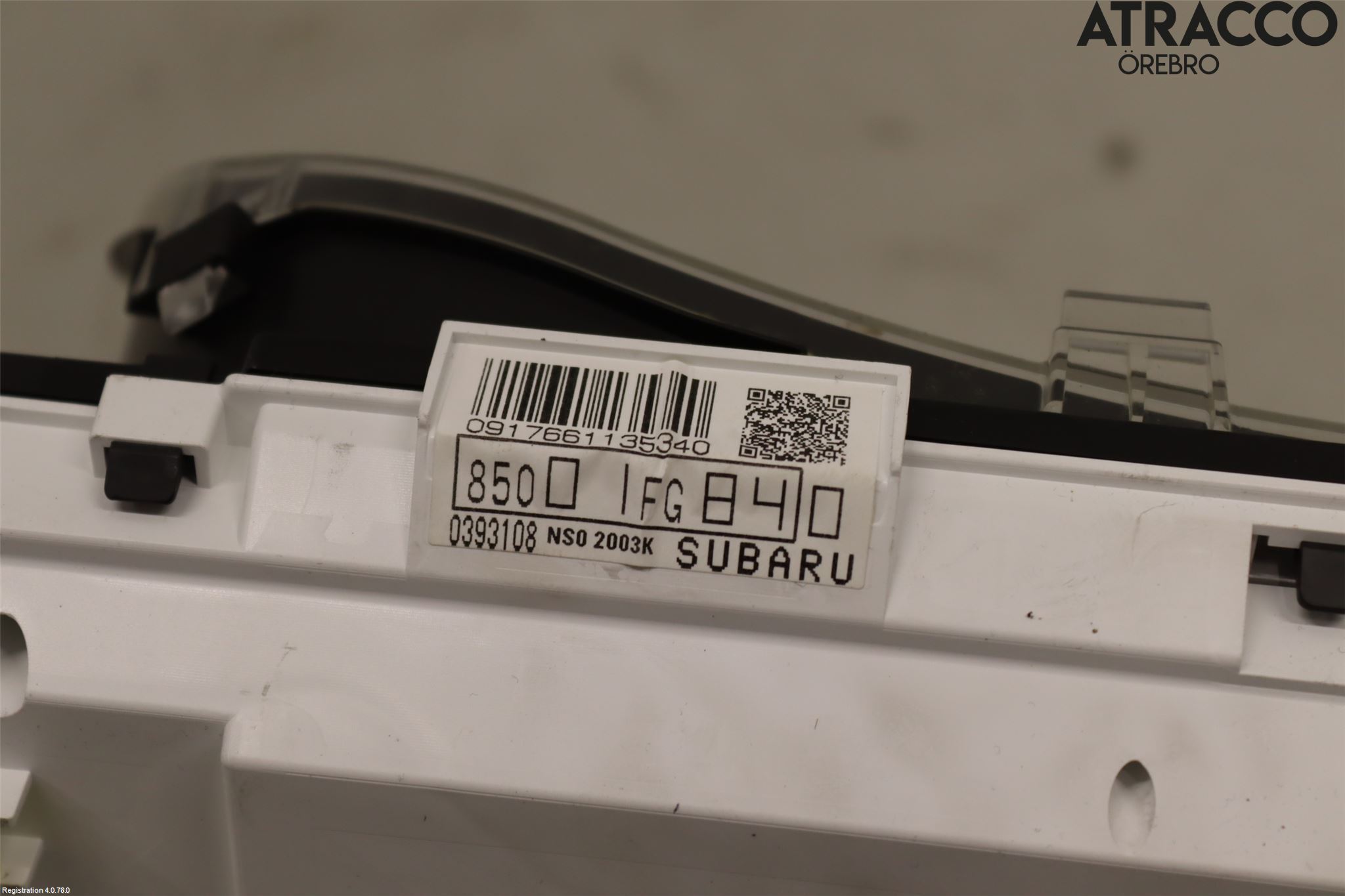 Subaru STI RACING Instrument Komb