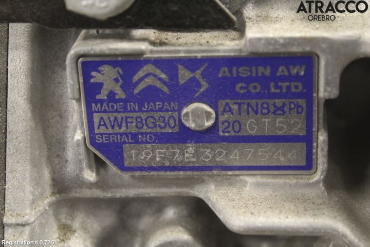 Peugeot PARTNER/E-PARTNER 19- Växellåda Automat