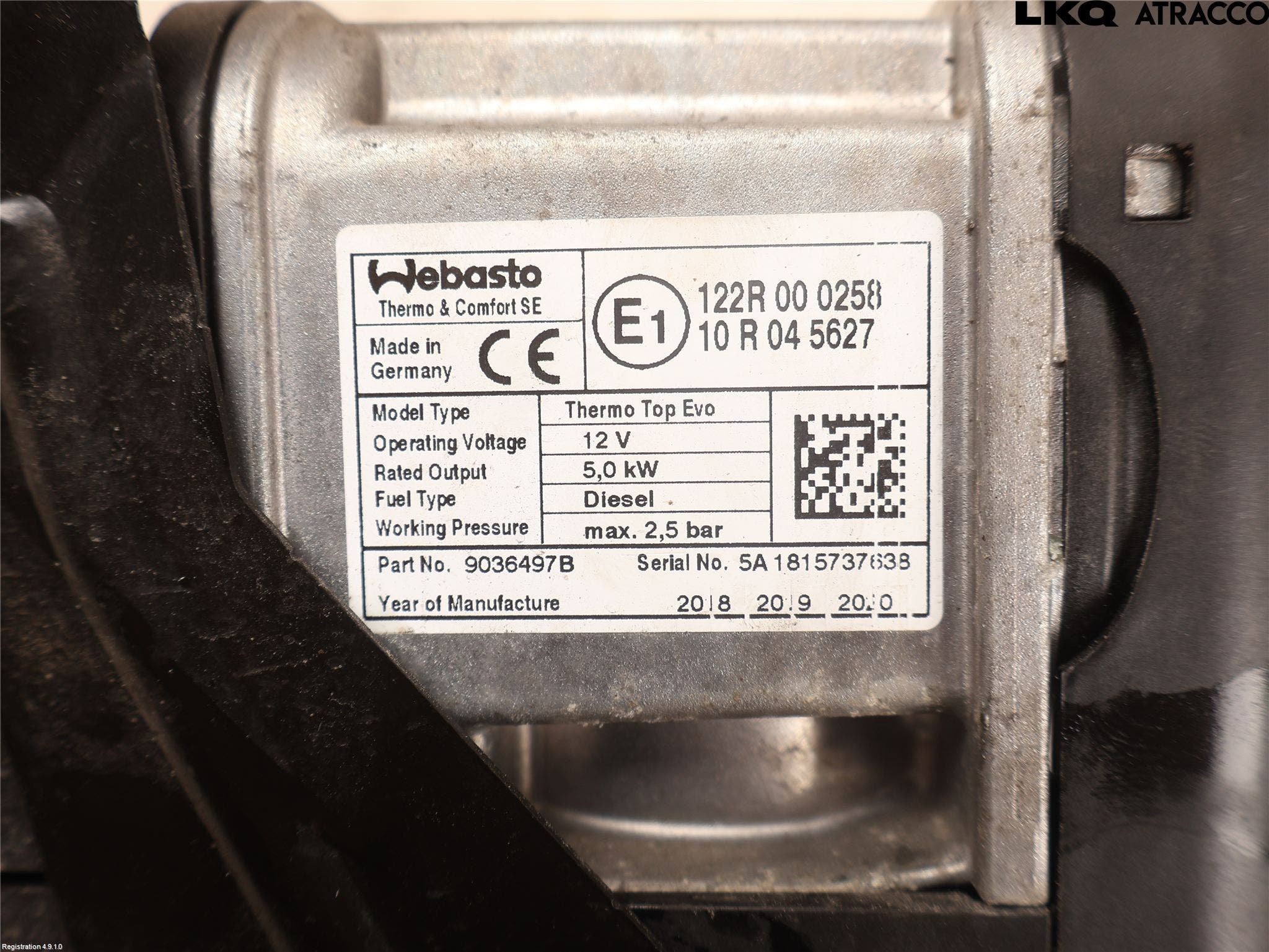 Volvo V60 19- Dieselvärmare