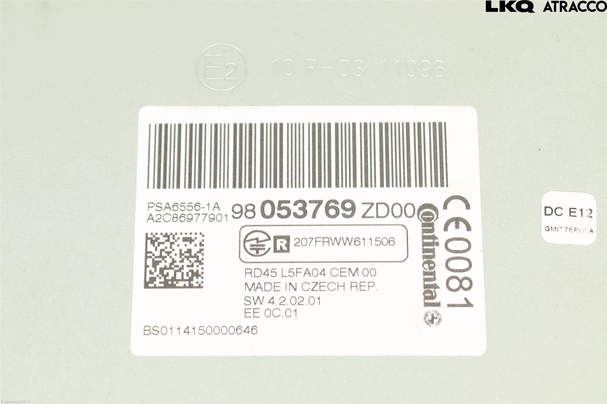 Citroen C5 08-17 Radio