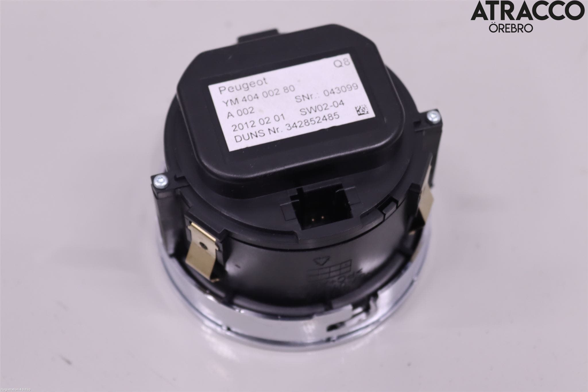 Peugeot RCZ Instrument Klocka