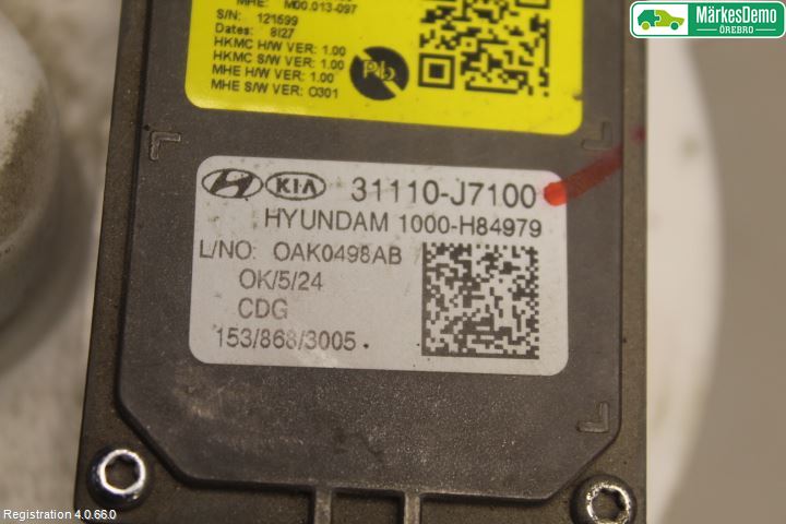 Kia CEED/CEED SW 19- Bränslepump El