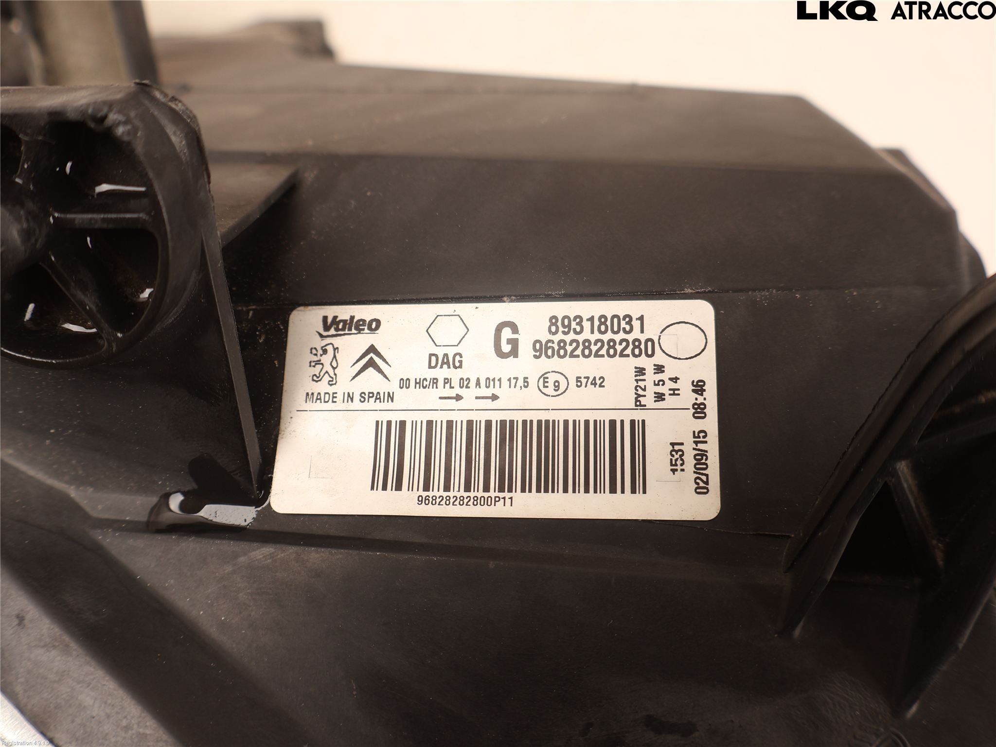 Peugeot PARTNER 08-15 Strålkastare Vänster