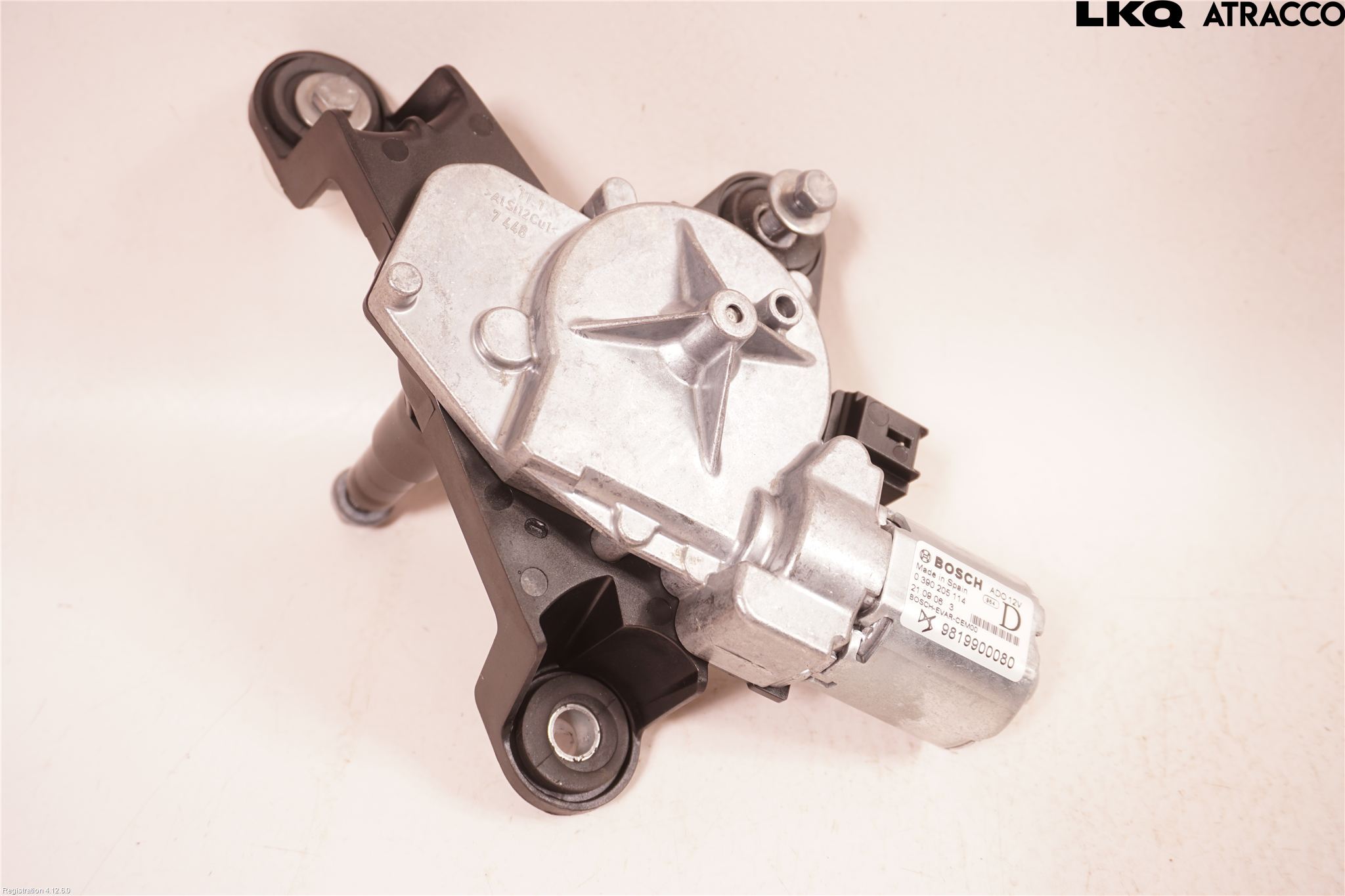 Citroen DS 7 CROSSBACK 19-23 Torkarmotor Baklucka