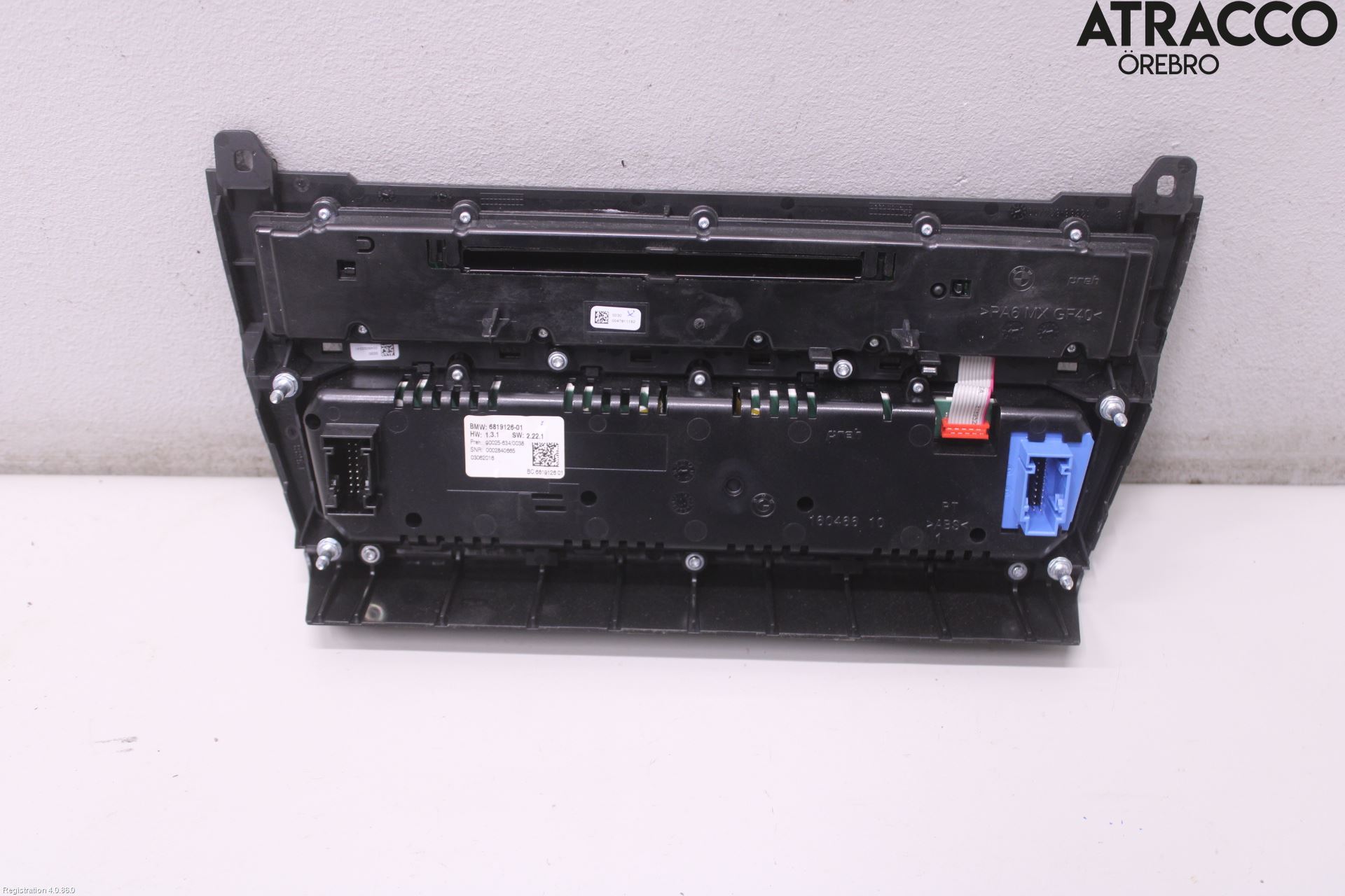 BMW 5 F10/F11/F18 09-17 Ac Styrenhet Ac Manöveren