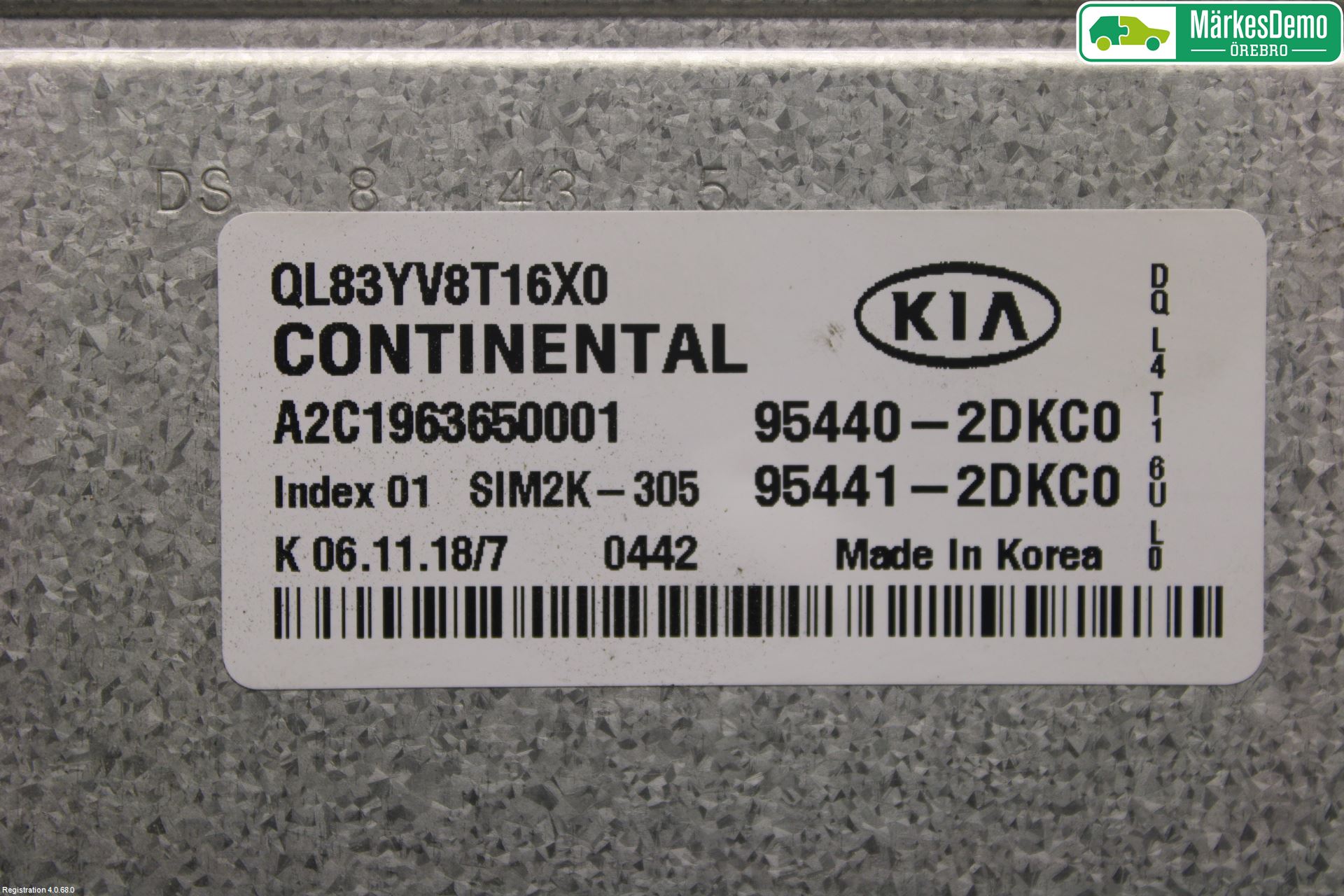 Kia SPORTAGE (QL) 16-21 Styrenhet Växellåda
