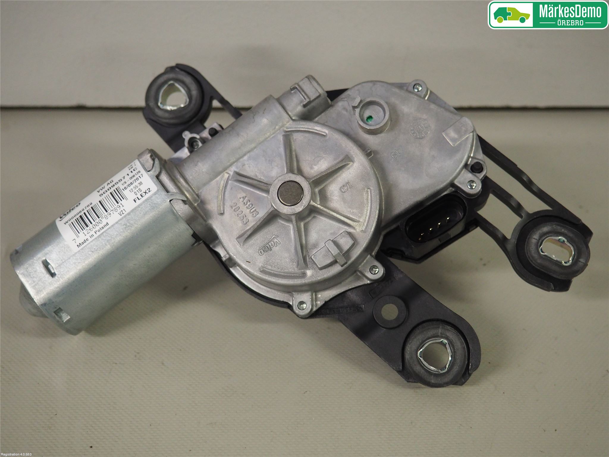 Volkswagen VW PASSAT 15-19 Torkarmotor Baklucka