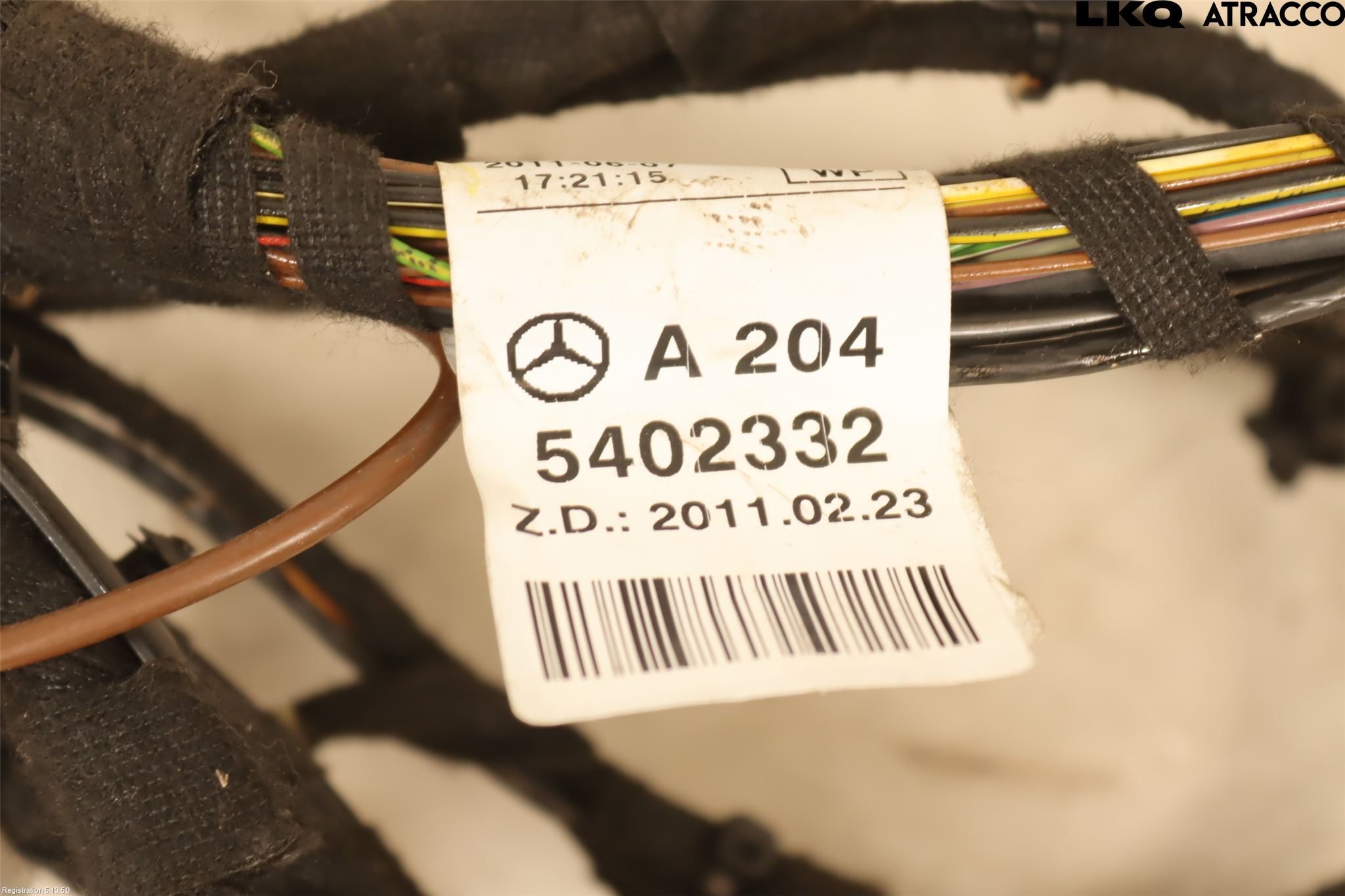 Mercedes-Benz MB GLK-KLASS (X204) 08-16 Kabelhärva