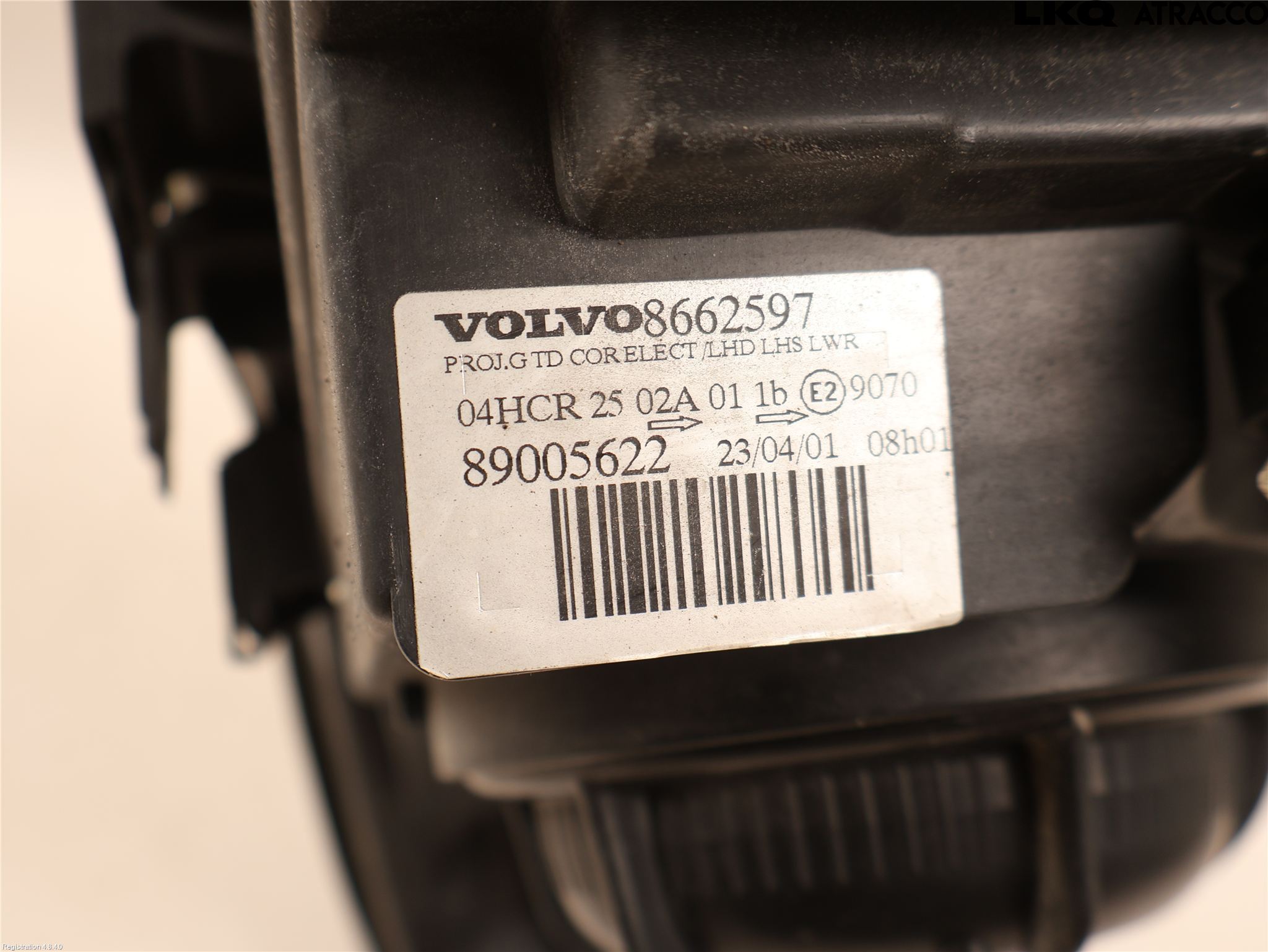 Volvo S60 01-04 Strålkastare Vänster