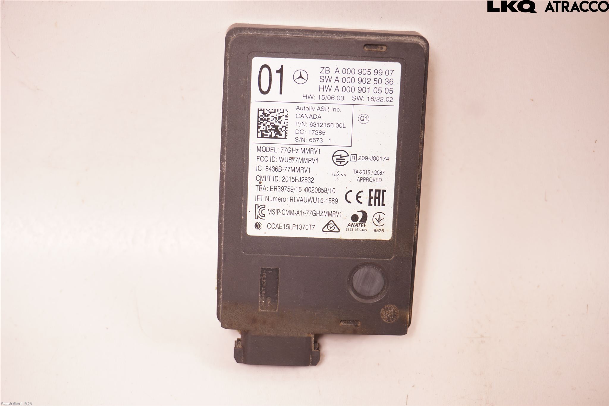 Mercedes-Benz MB E-KLASS (W213) 16-23 Sensor Aktivt Kollisionsskydd