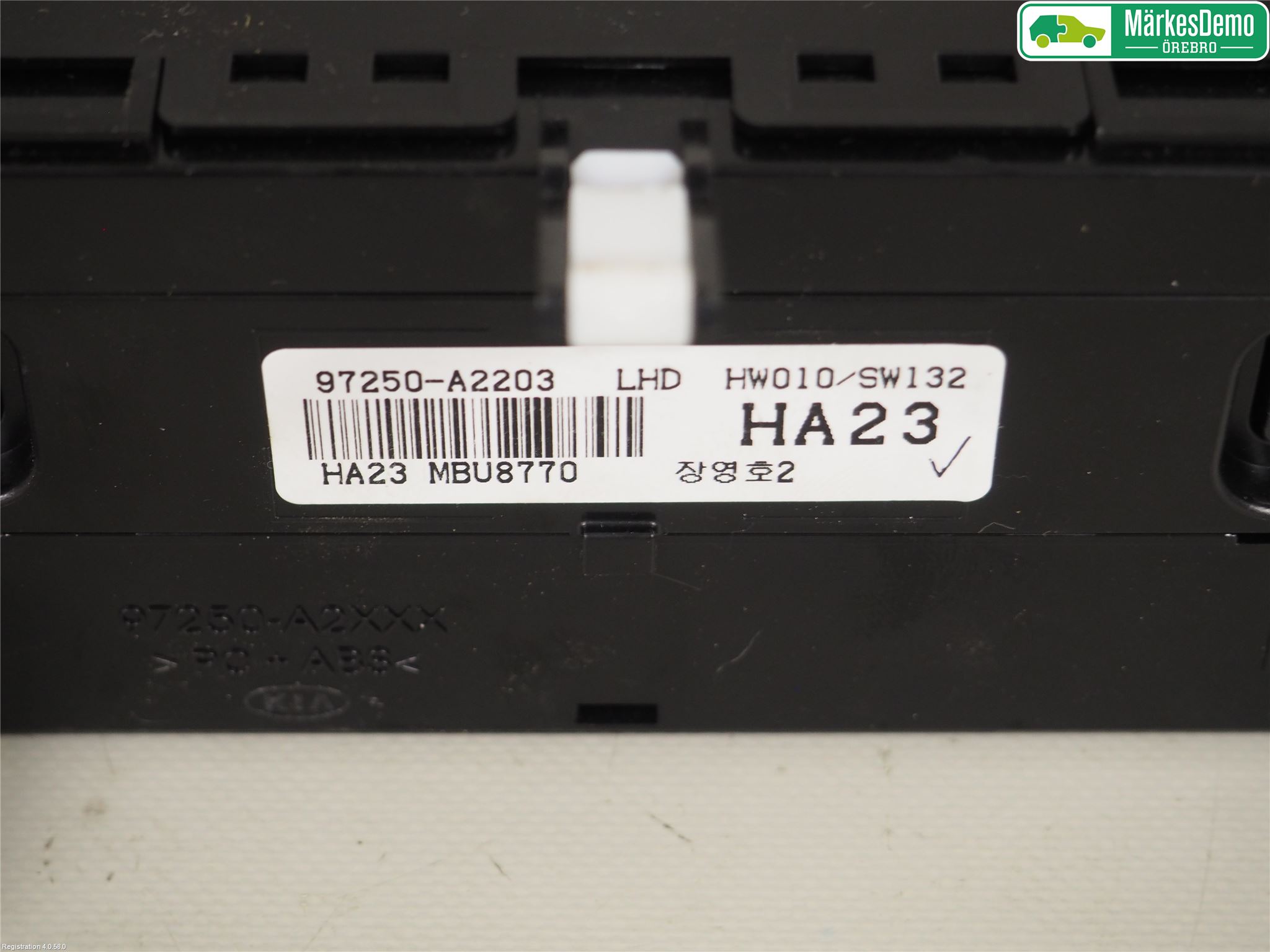 Kia CEED 12-18 Ac Styrenhet Ac Manöveren