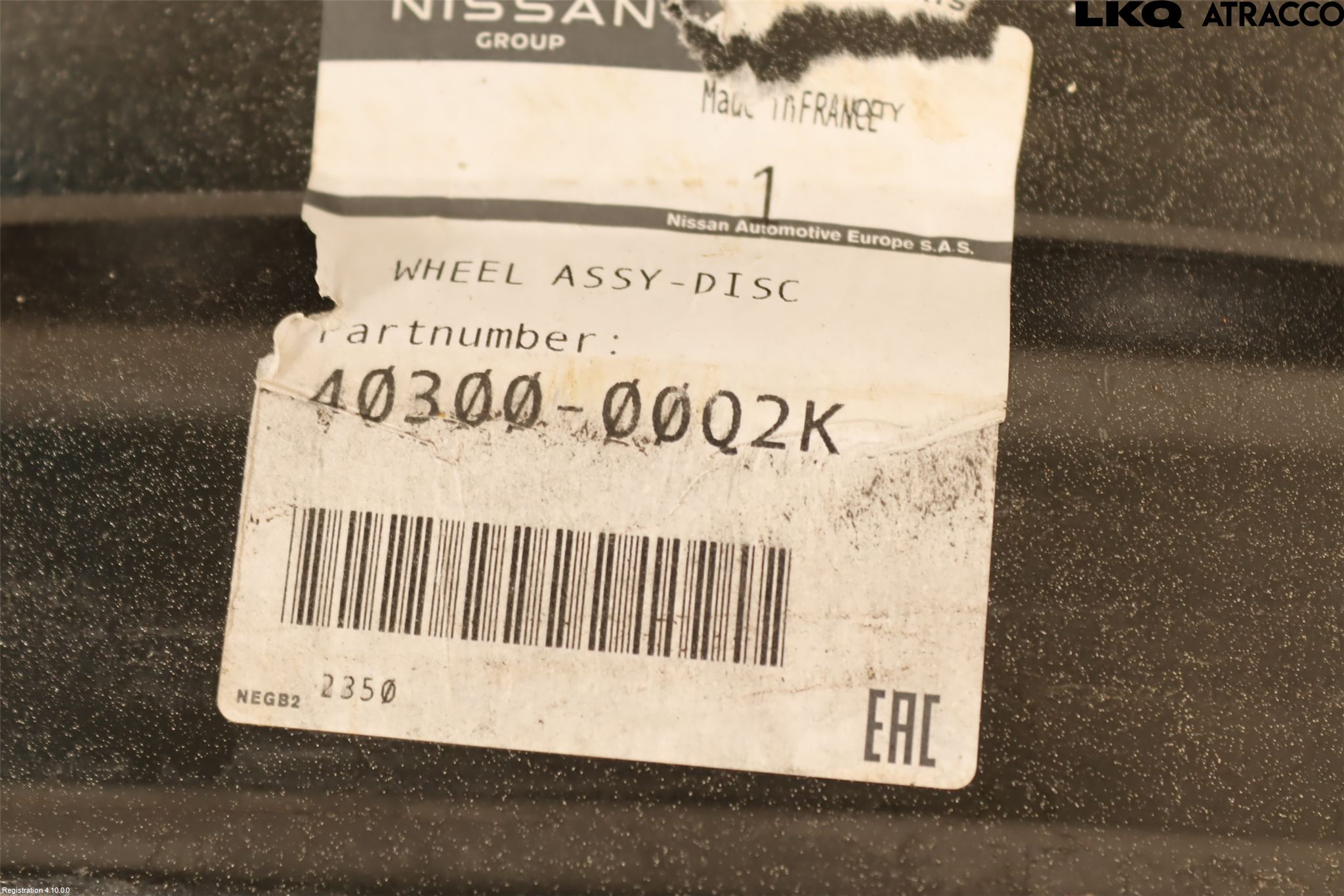 Nissan PRIMASTAR Fälg Aluminium