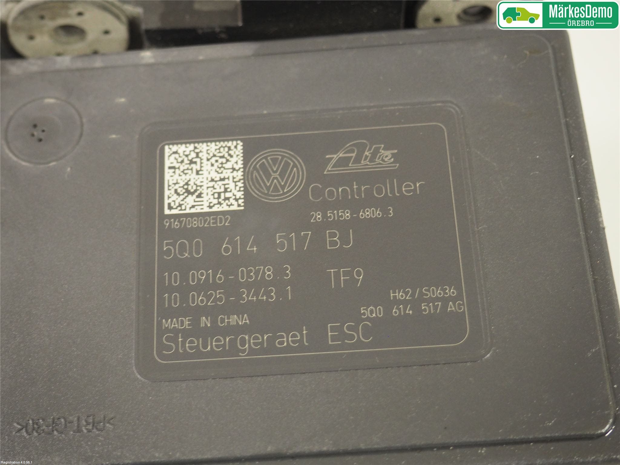 Volkswagen VW GOLF / E-GOLF VII 13-20 Abs Hydraulaggregat