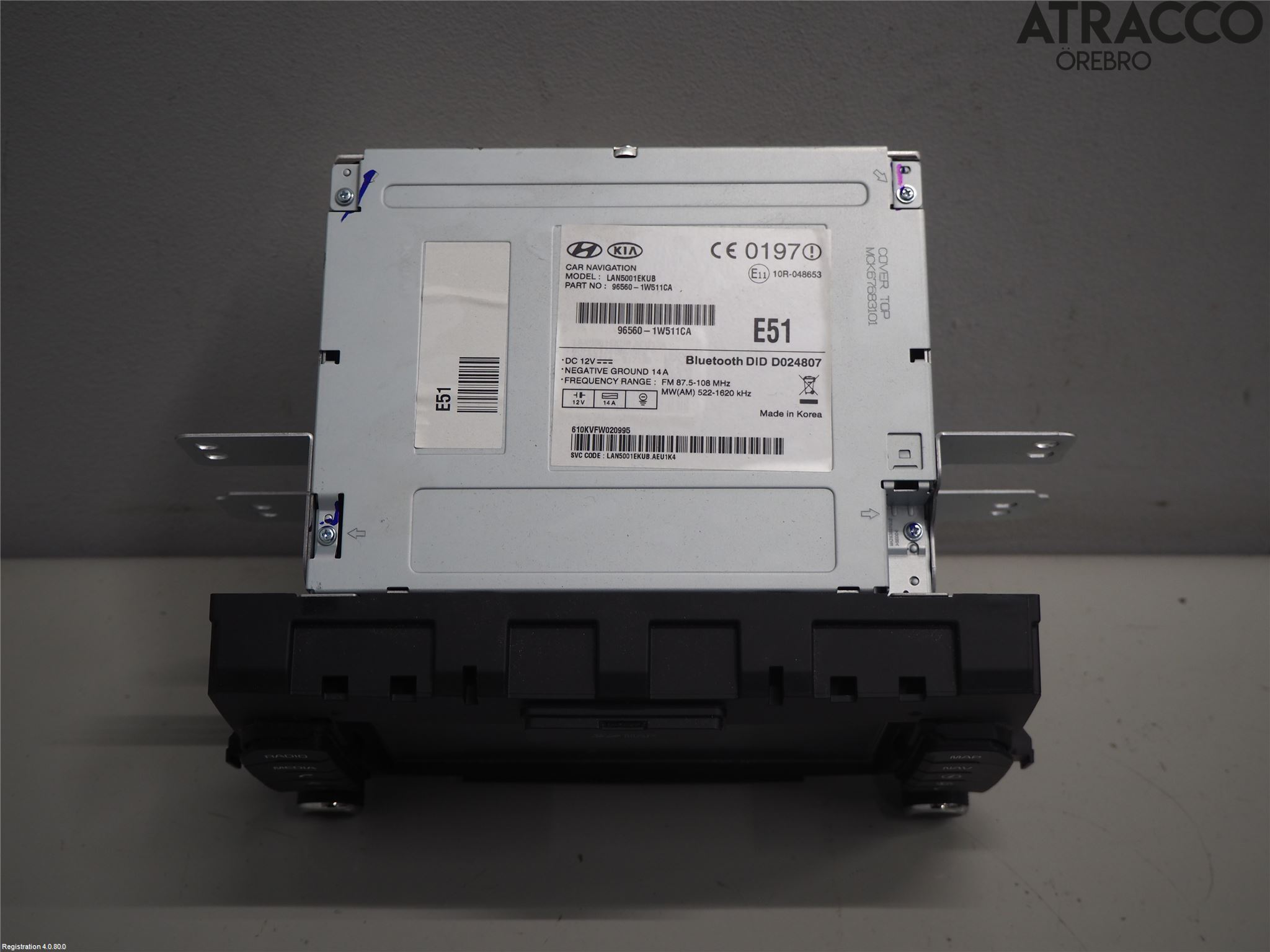 Kia RIO 12-16 Cd Radio - Multimediapanel