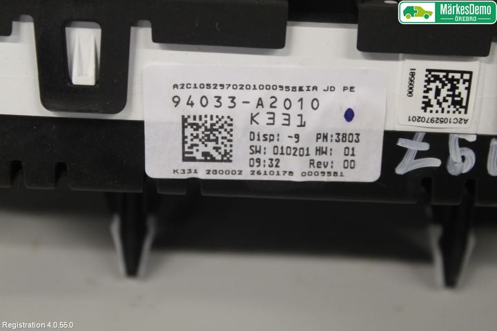 Kia CEED 12-18 Instrument Komb