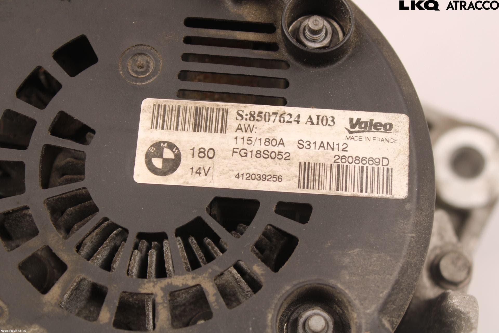 BMW X1 E84 10-15 Generator