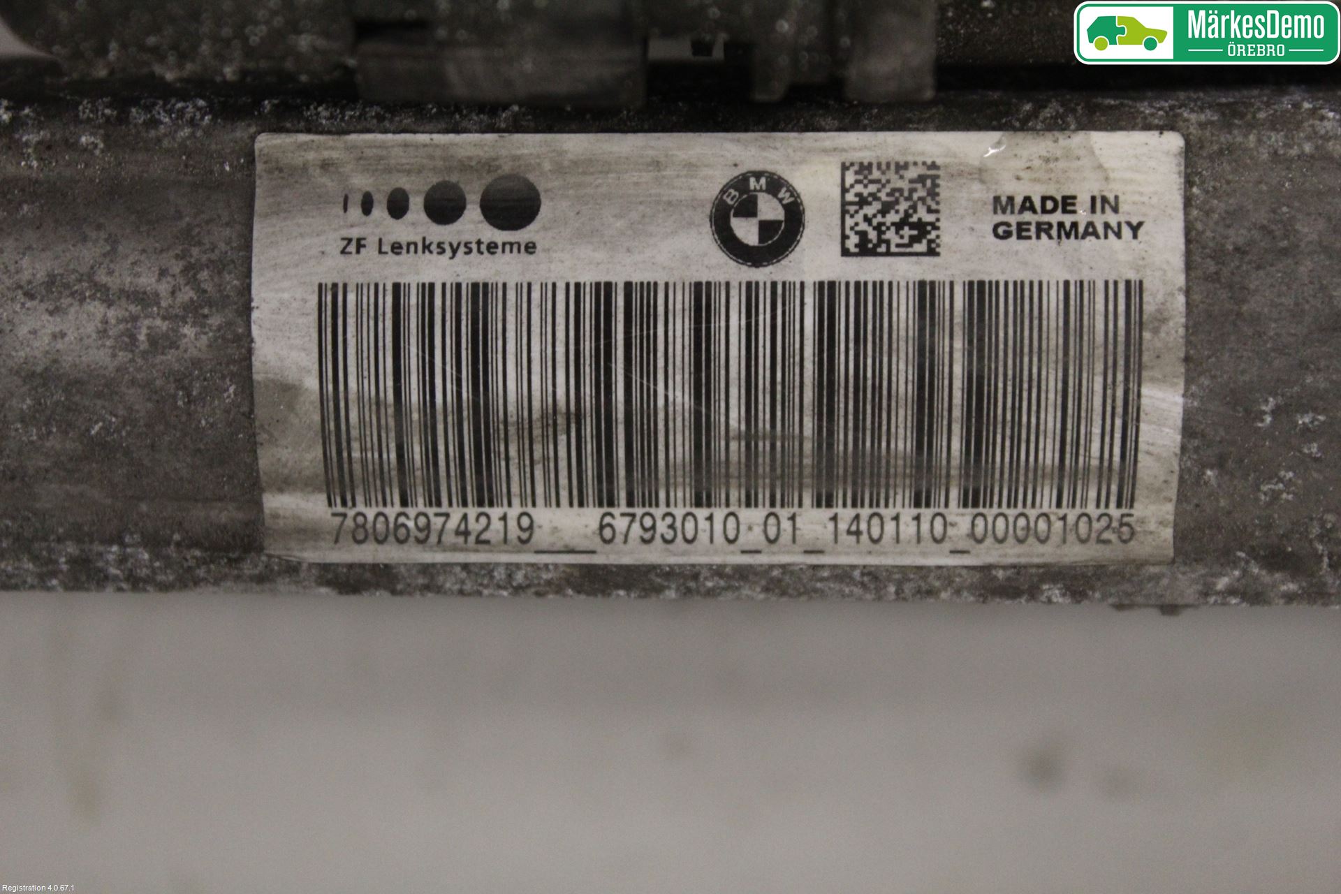 BMW X6 E71/E72   08-14 Styrväxel Servo -Snäcka