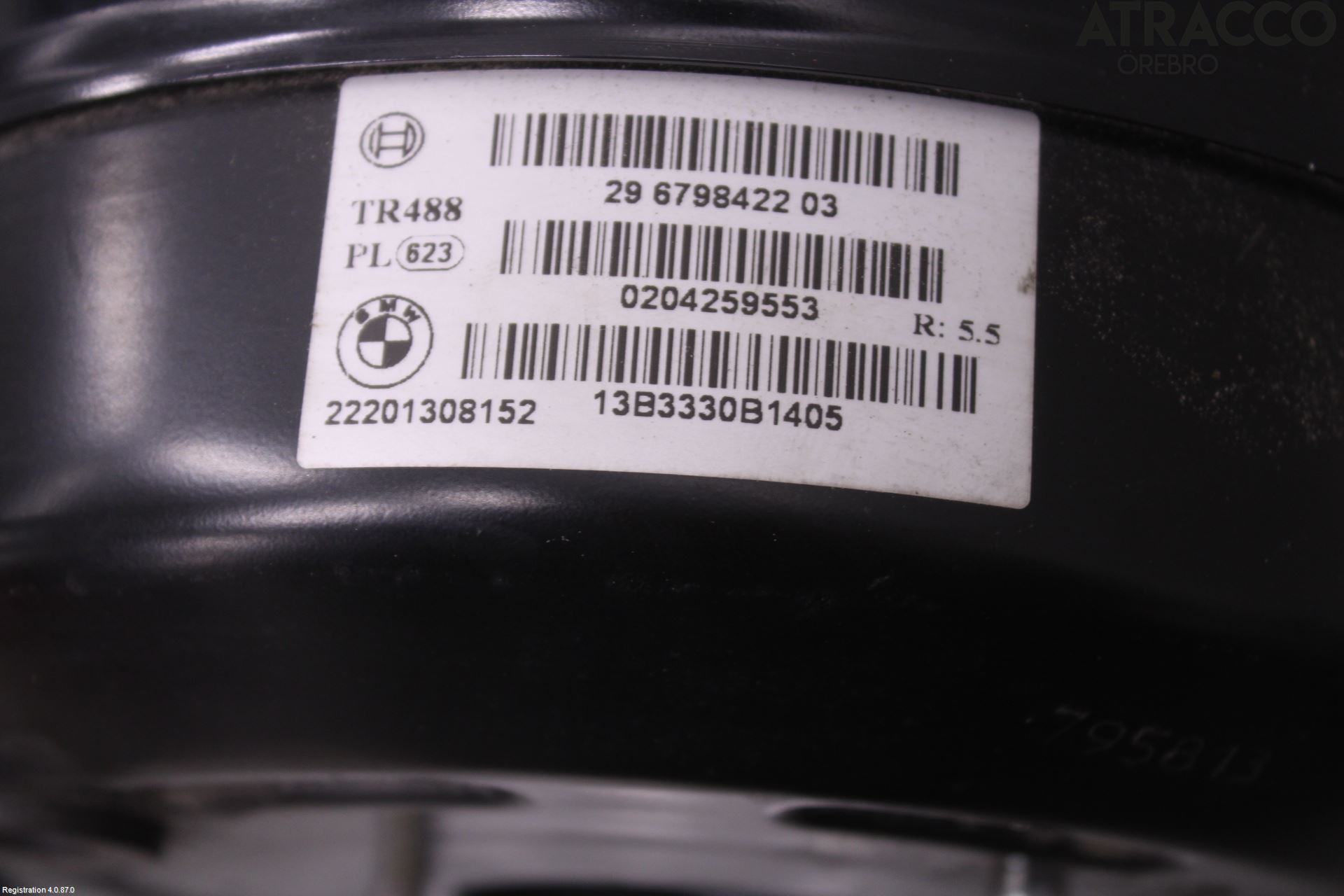 BMW 3 GT F34 13-19 Bromsservo