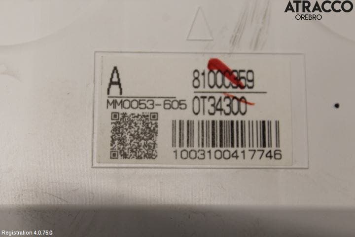 Mitsubishi ASX 10-22 Instrument Komb