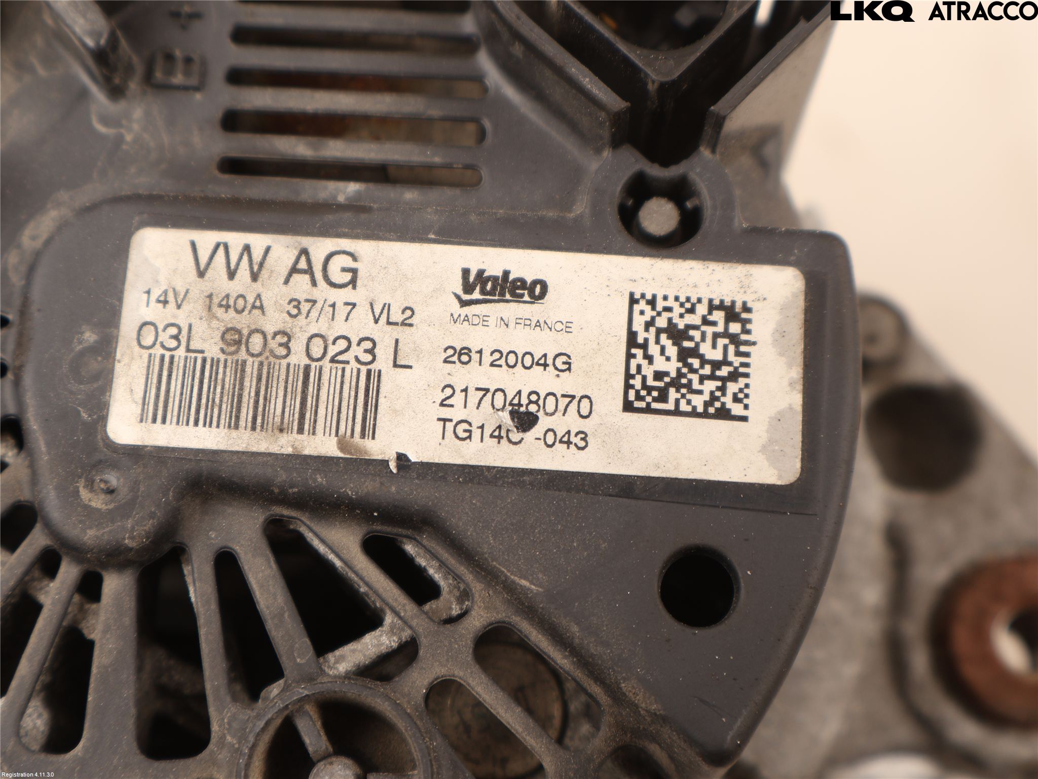 Volkswagen VW PASSAT 15-19 Generator