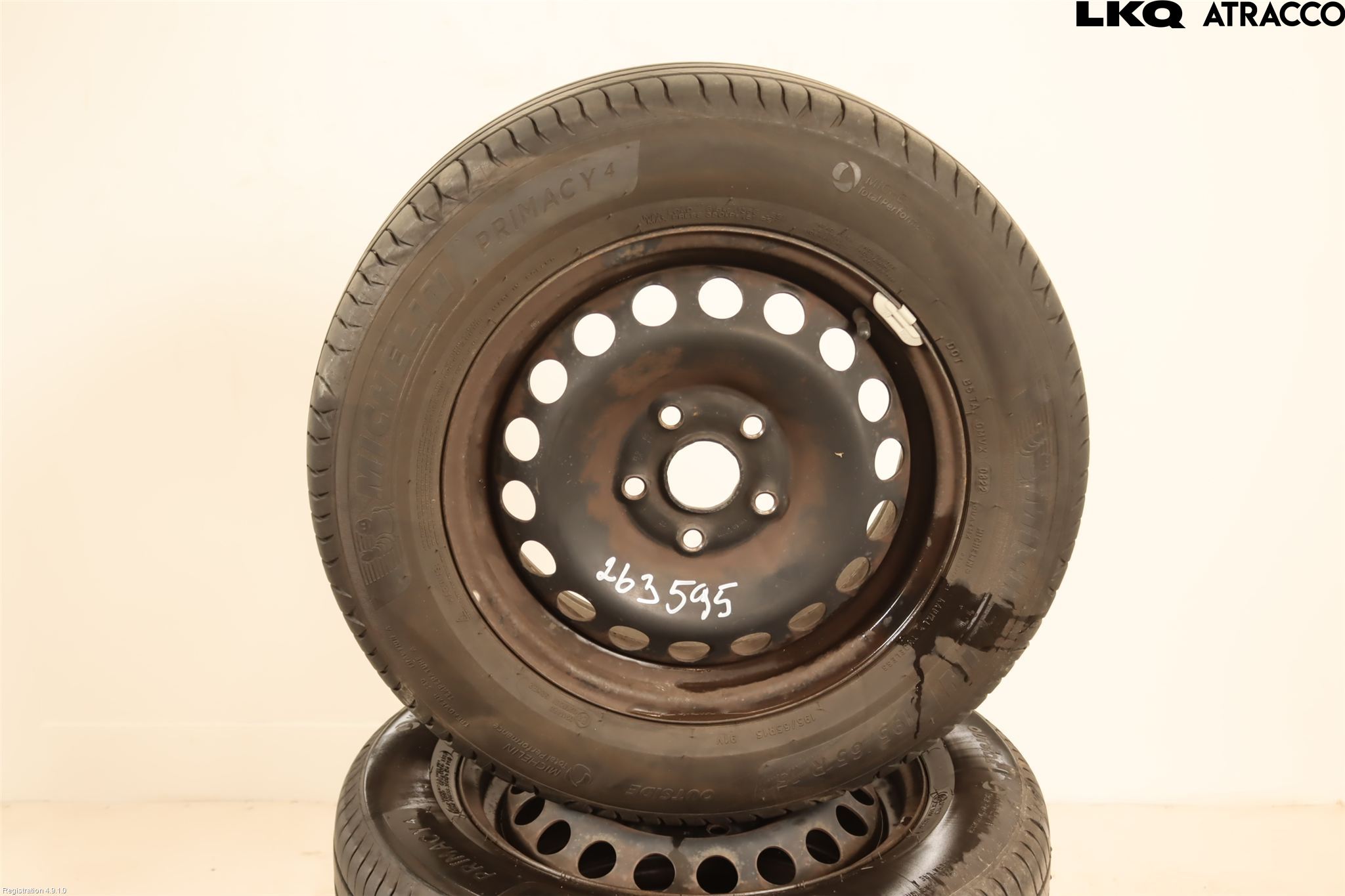 Skoda OCTAVIA (1Z) 05-13 Sommardäck Plåtfälg 4St