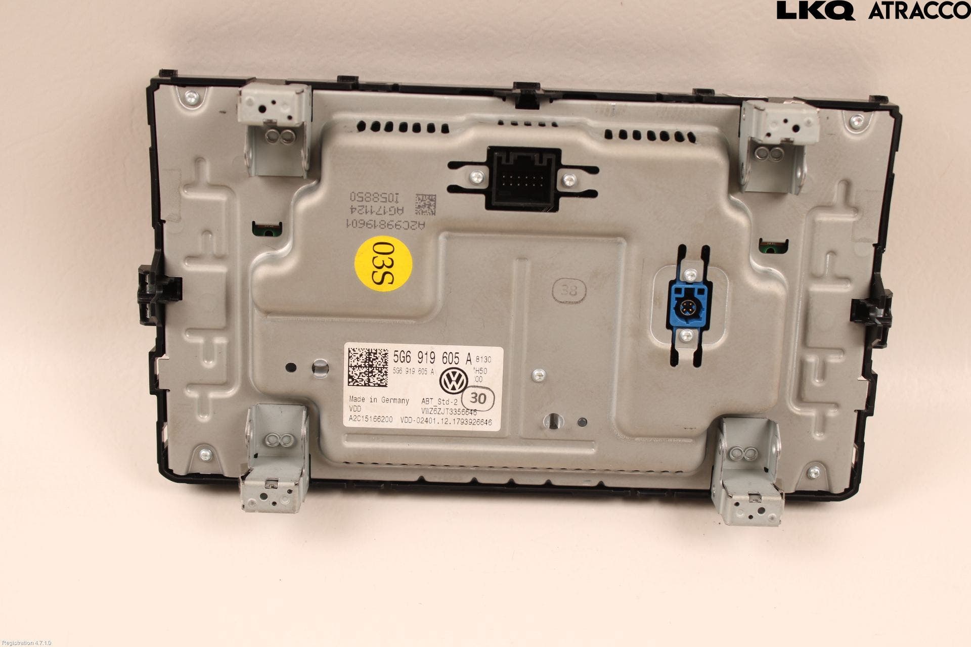 Volkswagen VW GOLF / E-GOLF VII 13-20 Bildskärm