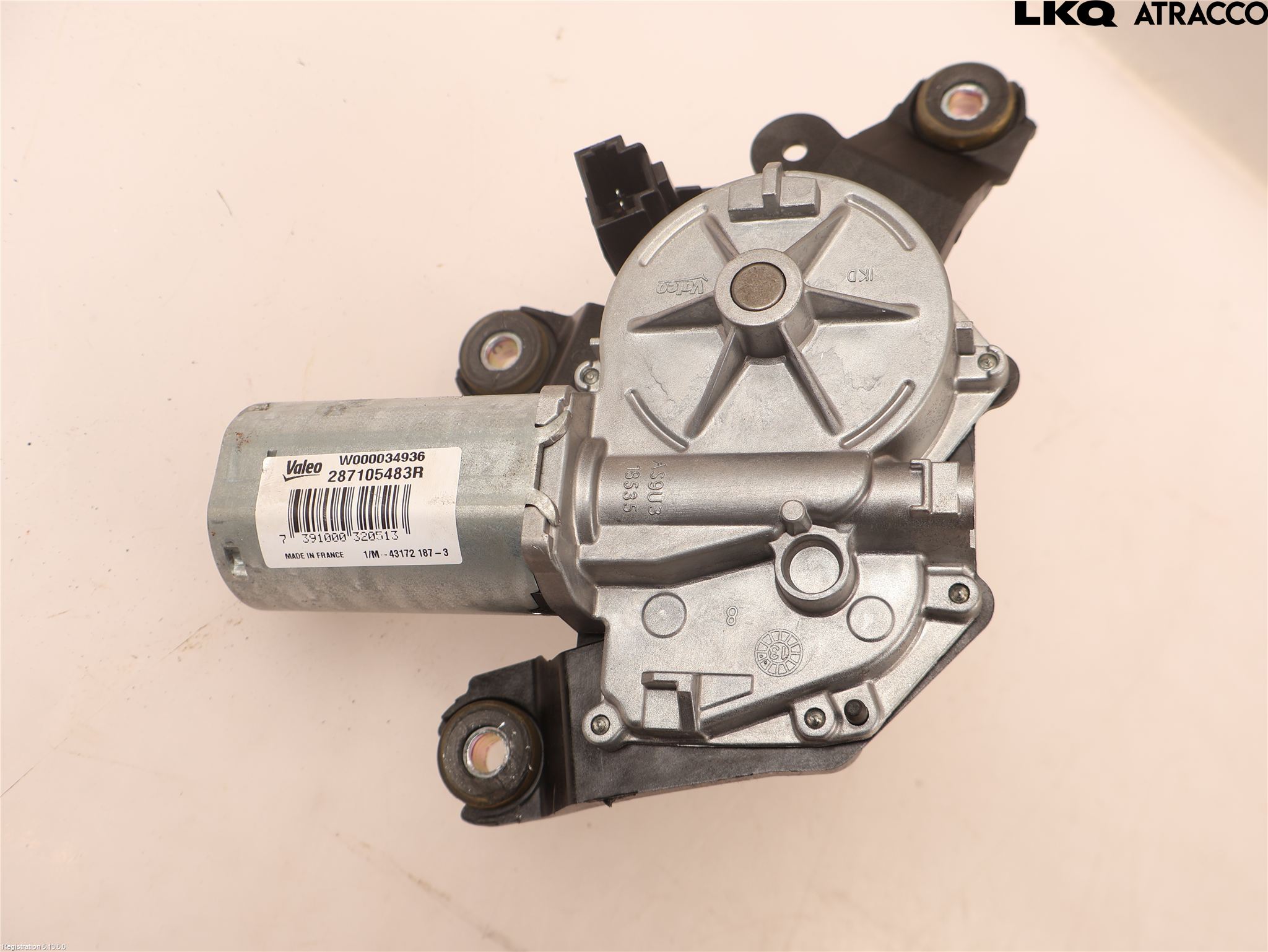 Renault CLIO IV 12-16 Torkarmotor Baklucka