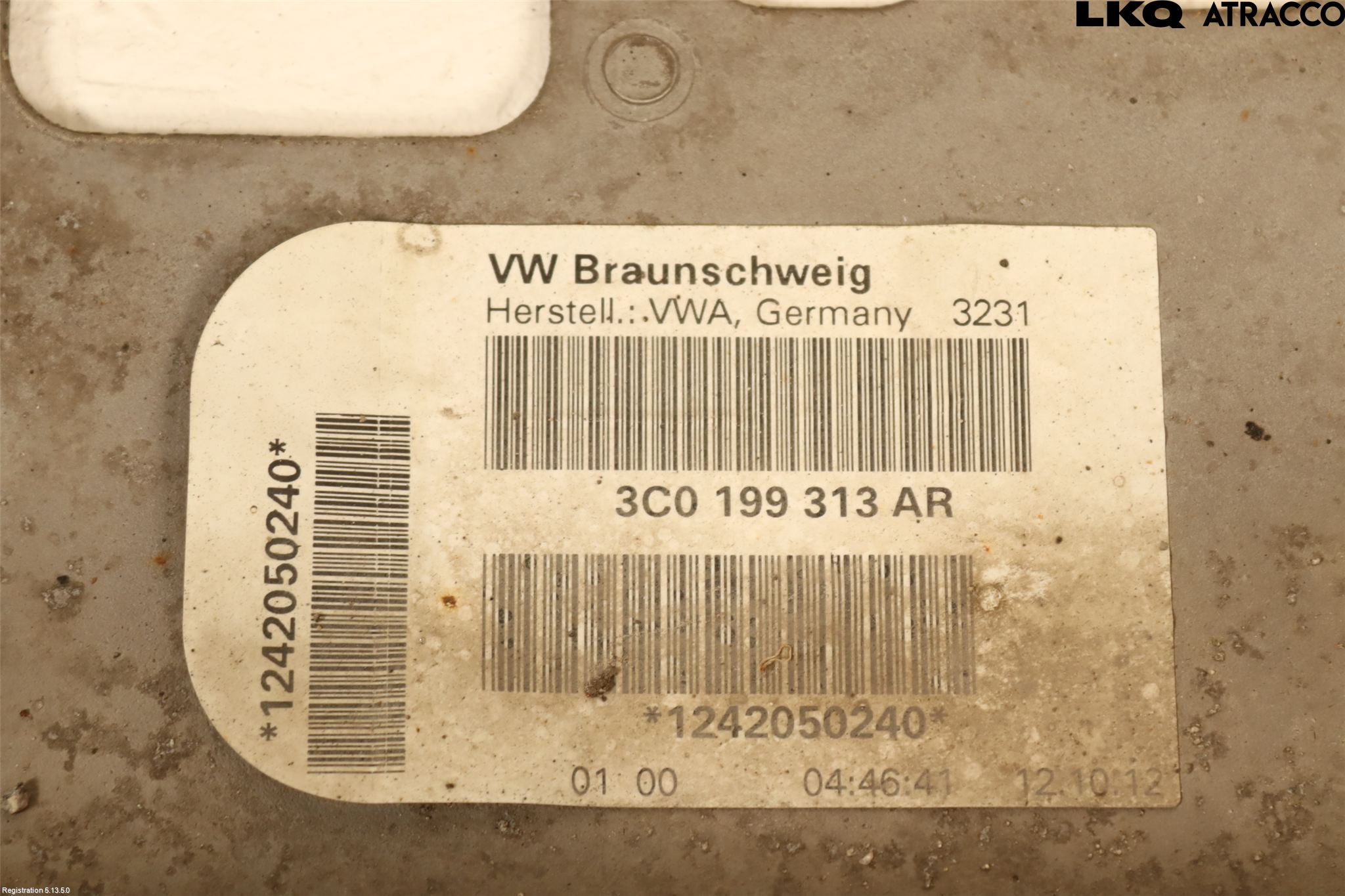 Volkswagen VW TIGUAN 07-16 Framvagnsbalk