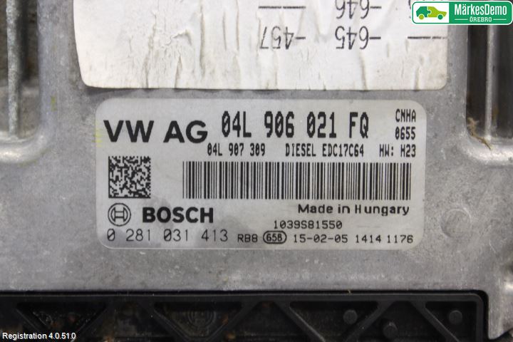 Audi A6/S6 4G 11-18 Styrenhet Insprut Bensin