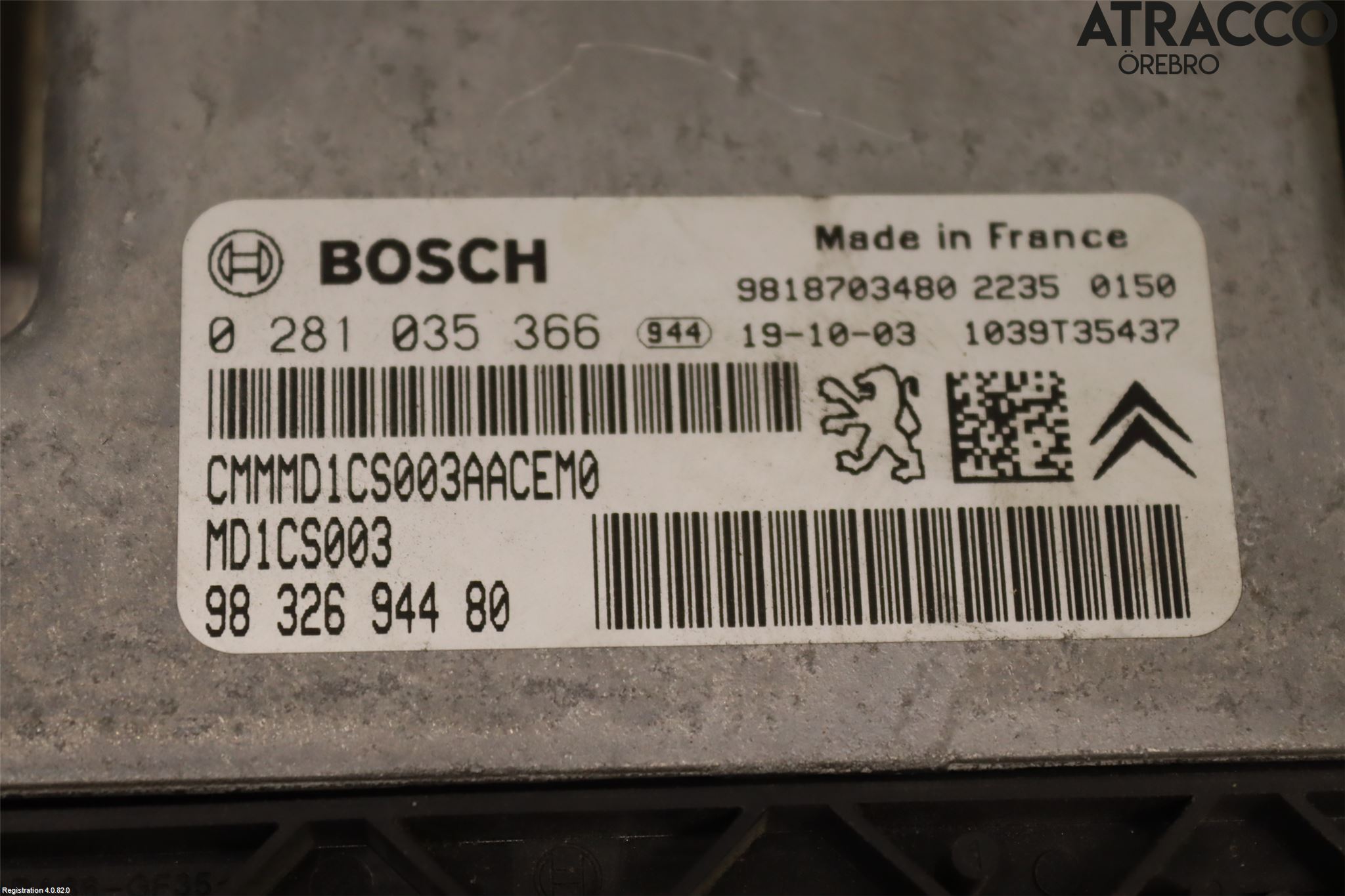 Peugeot PARTNER/E-PARTNER 19- Styrenhet Insprut Bensin