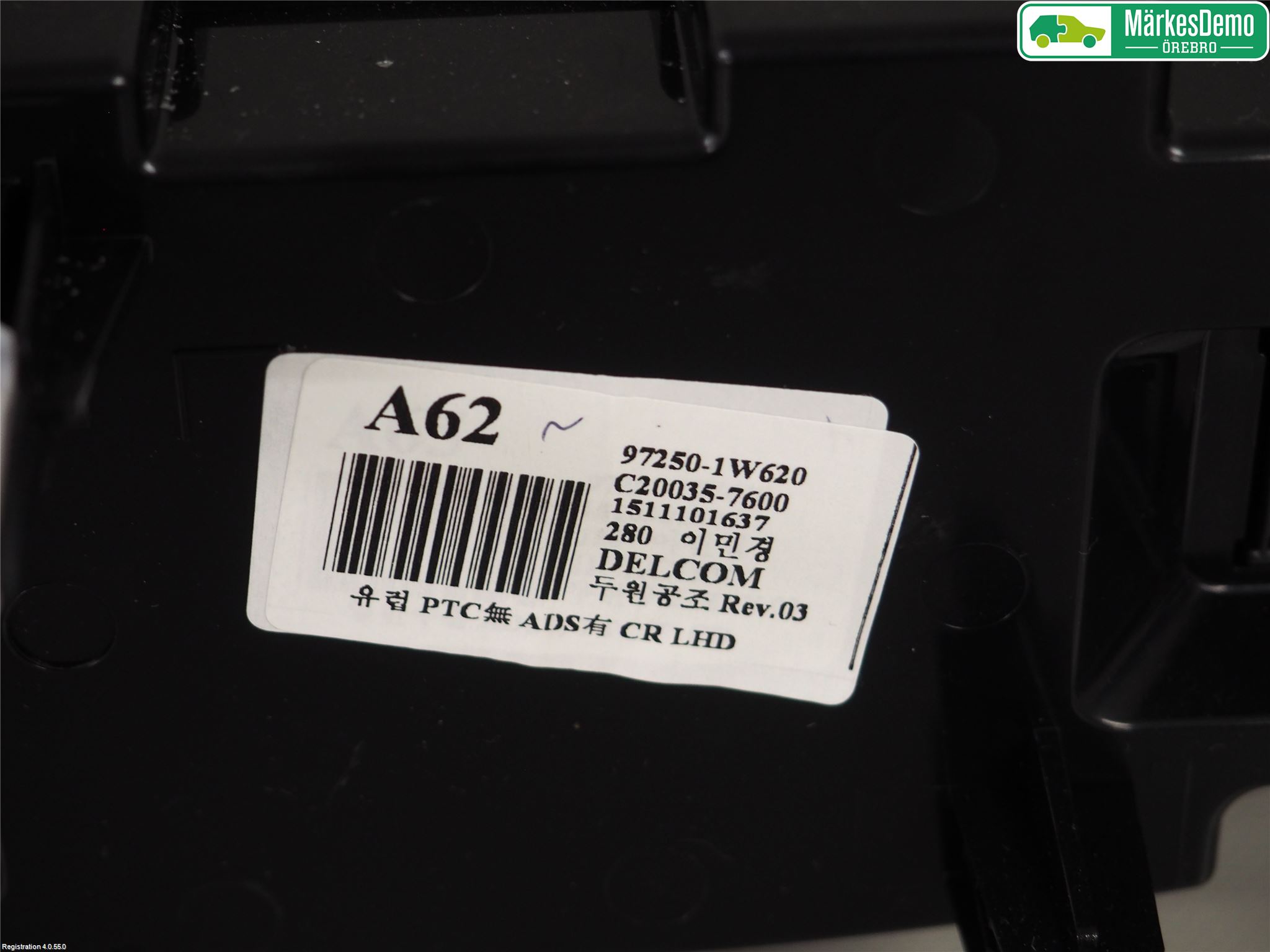 Kia RIO 12-16 Ac Styrenhet Ac Manöveren