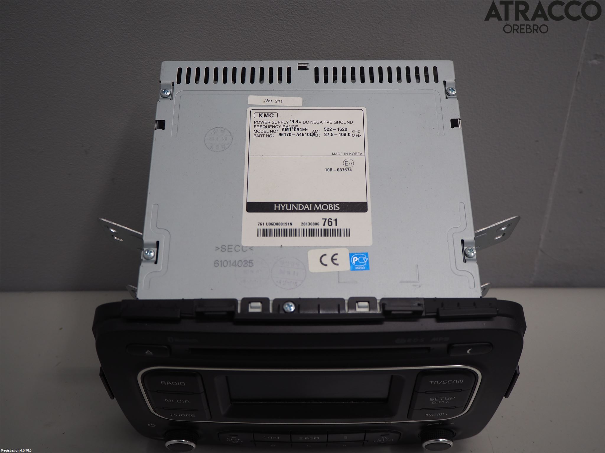 Kia CARENS III 13-19 Cd Radio - Multimediapanel