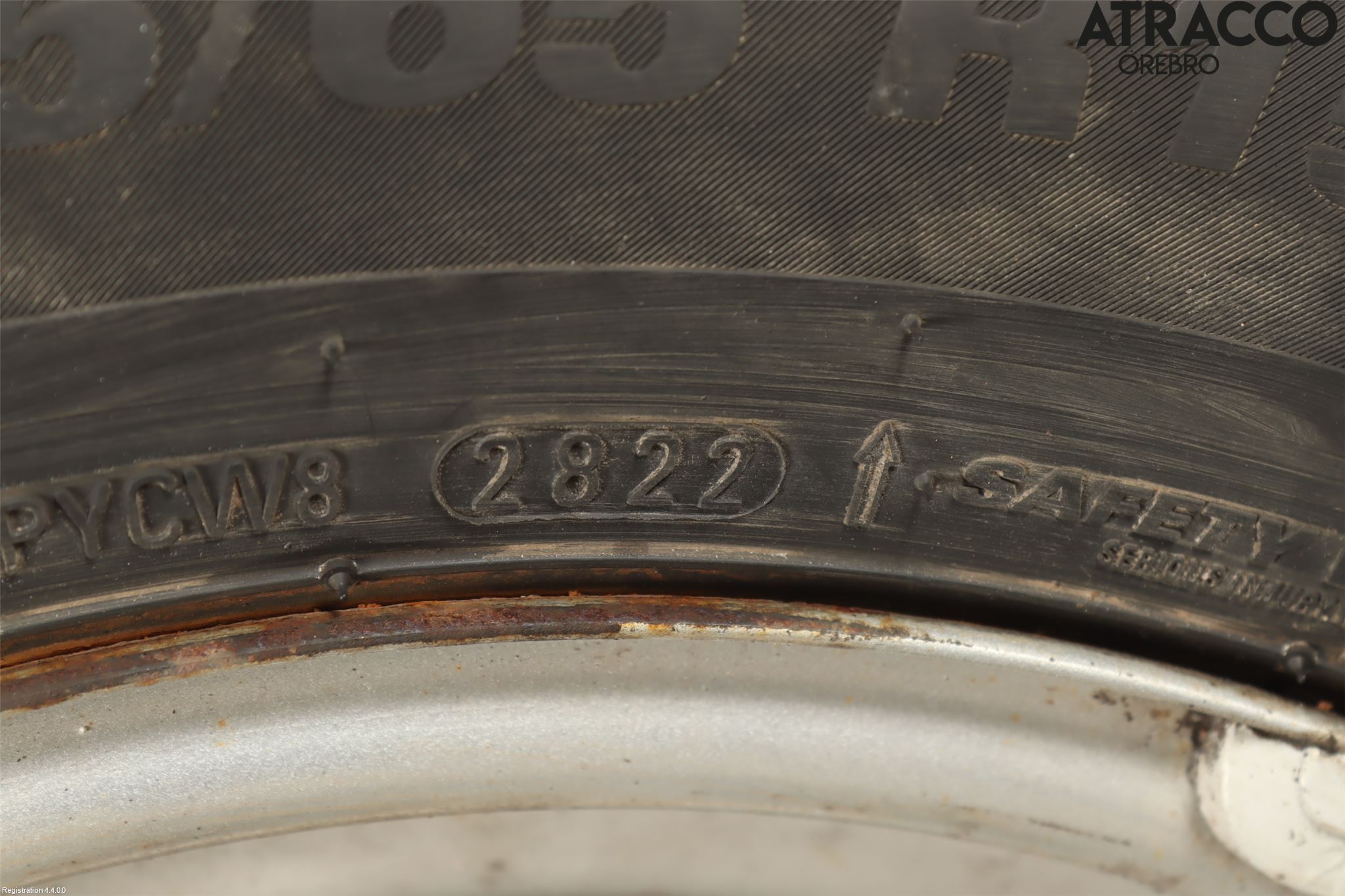 Volkswagen VW CADDY      04-10 Vinterdäck Plåtfälg 4St