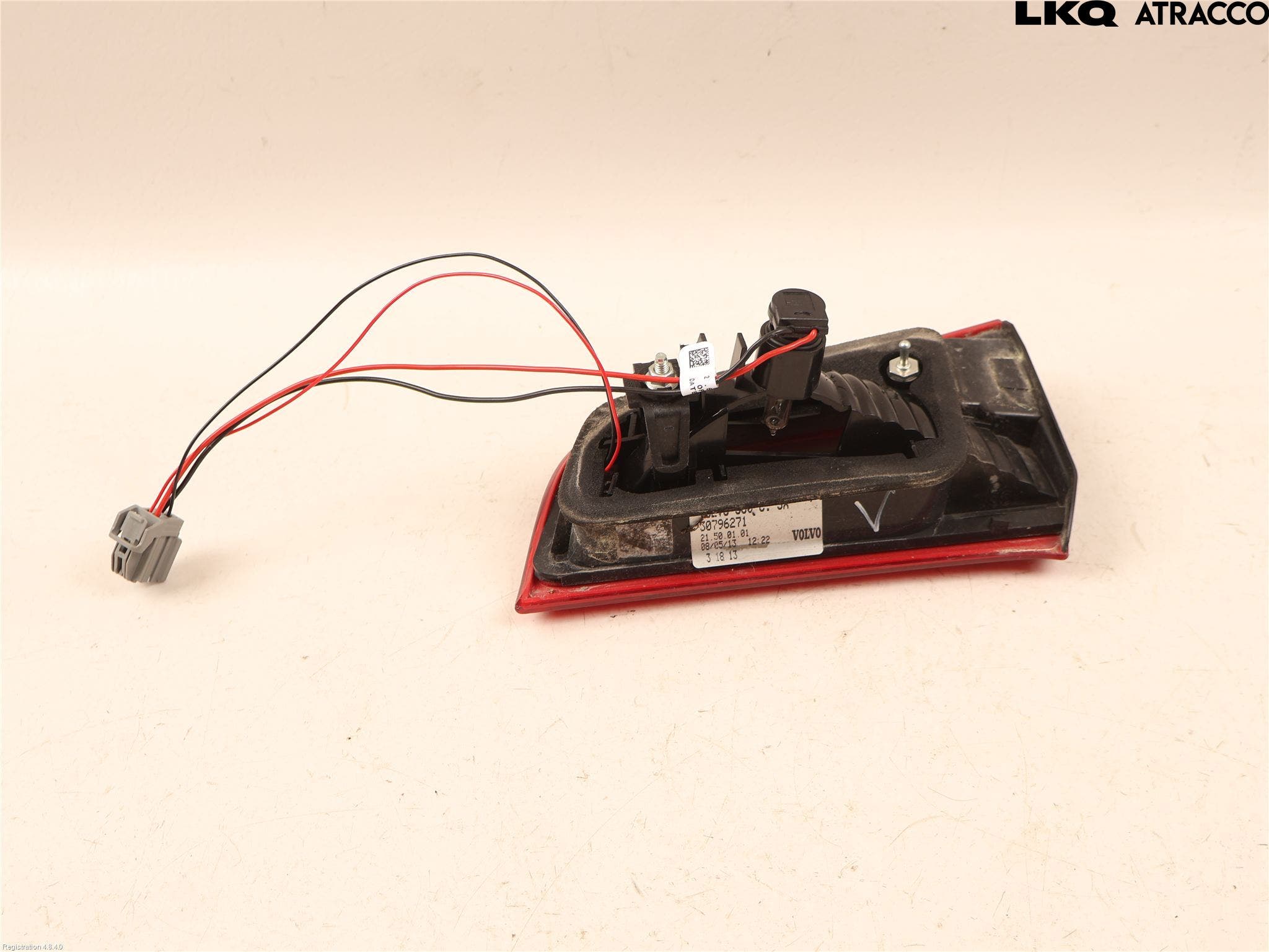 Volvo S60 11-13 Bakljus Lucka Vä