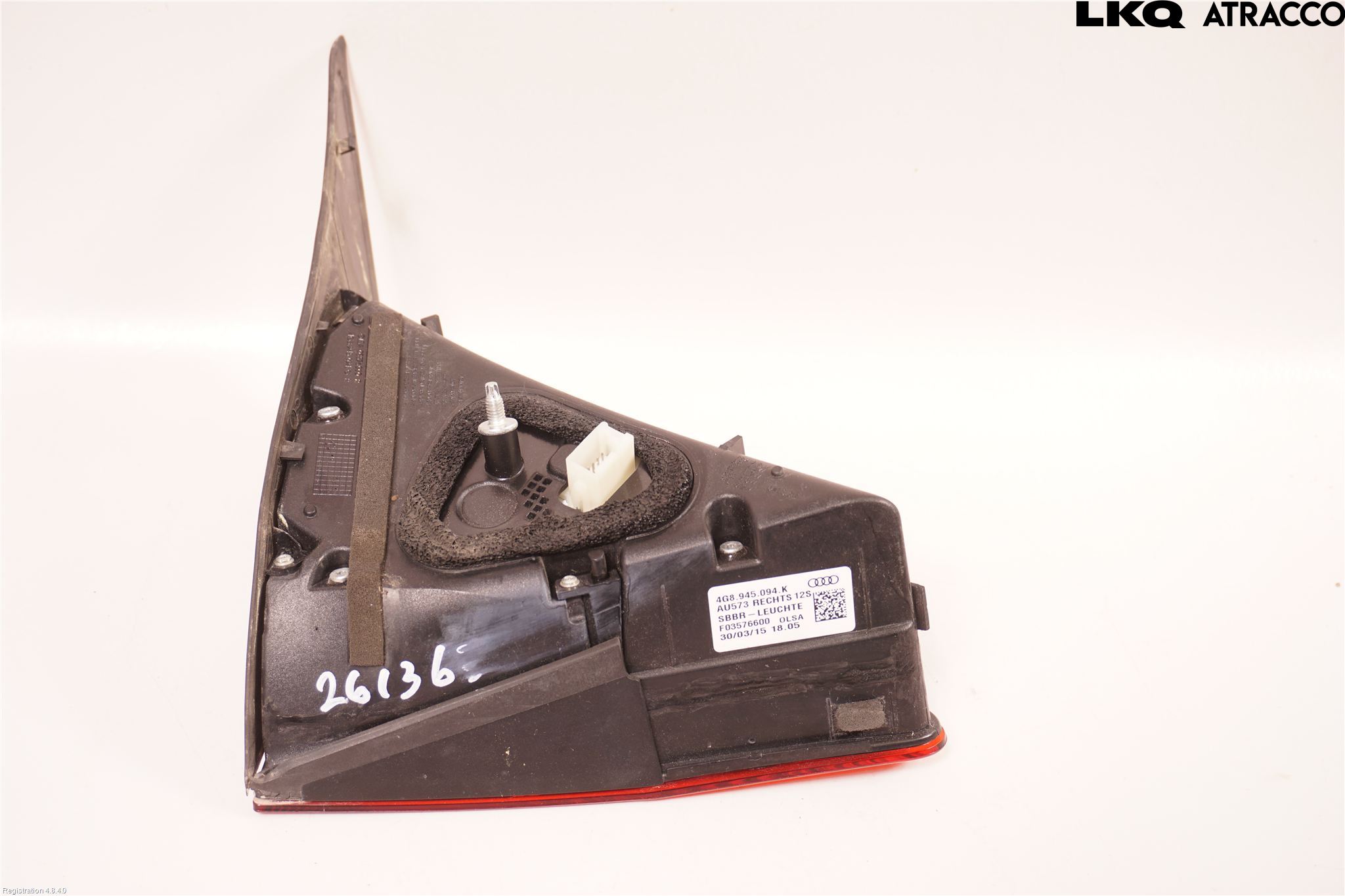 Audi A7/S7 4G 11-17 Bakljus Lucka Hö