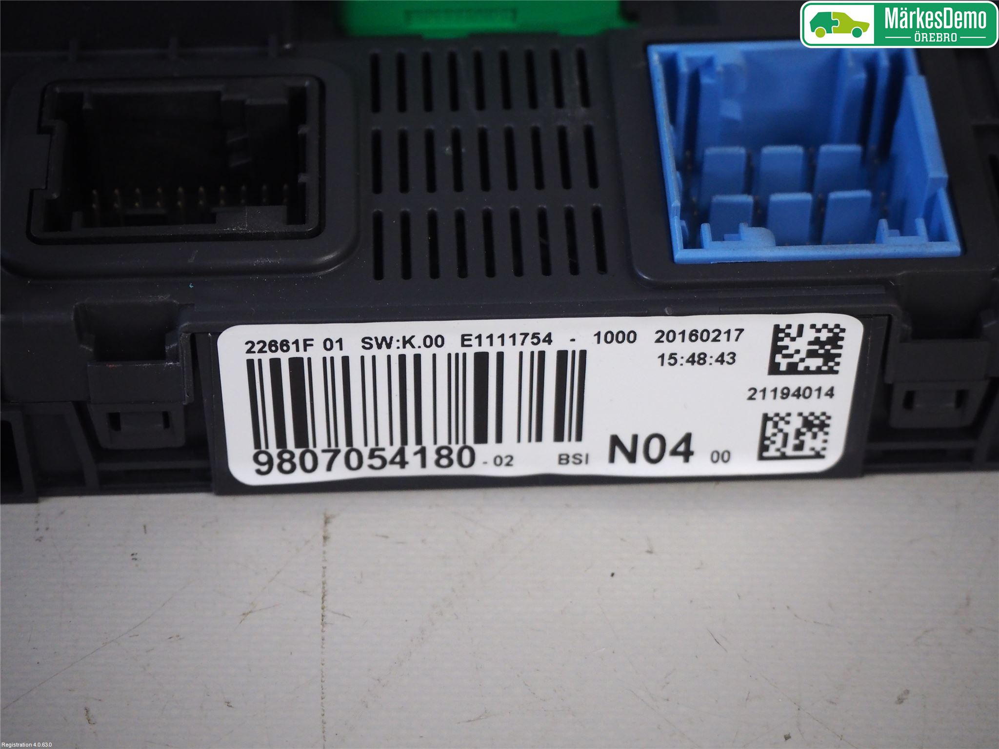 Peugeot 308 14-21 Säkringsdosa-Elcentral