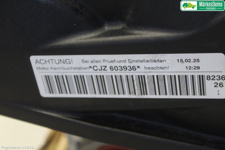 Volkswagen VW GOLF / E-GOLF VII 13-20 Topplock Bensin