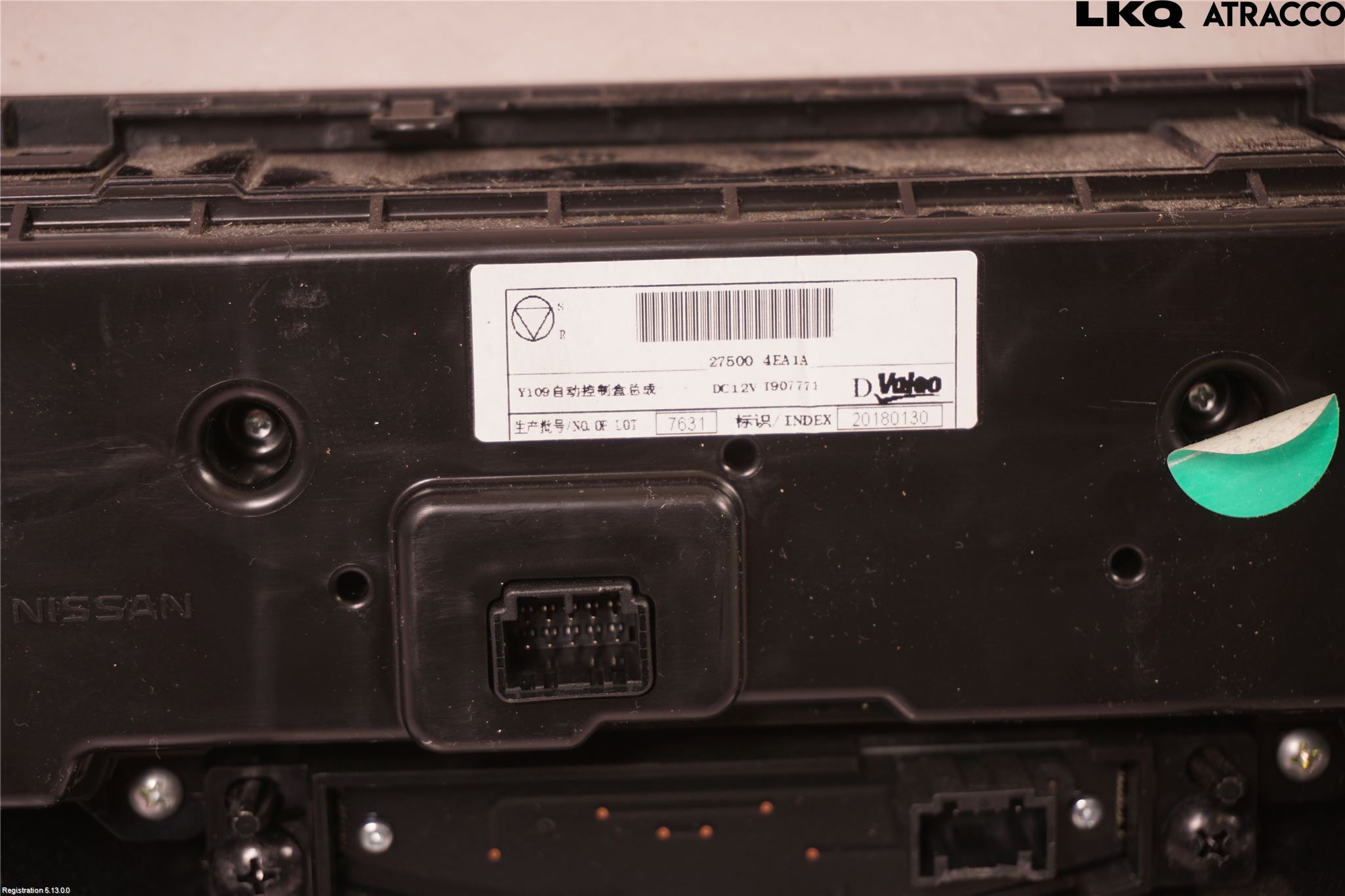 Nissan QASHQAI 17-21 Ac Styrenhet Ac Manöveren