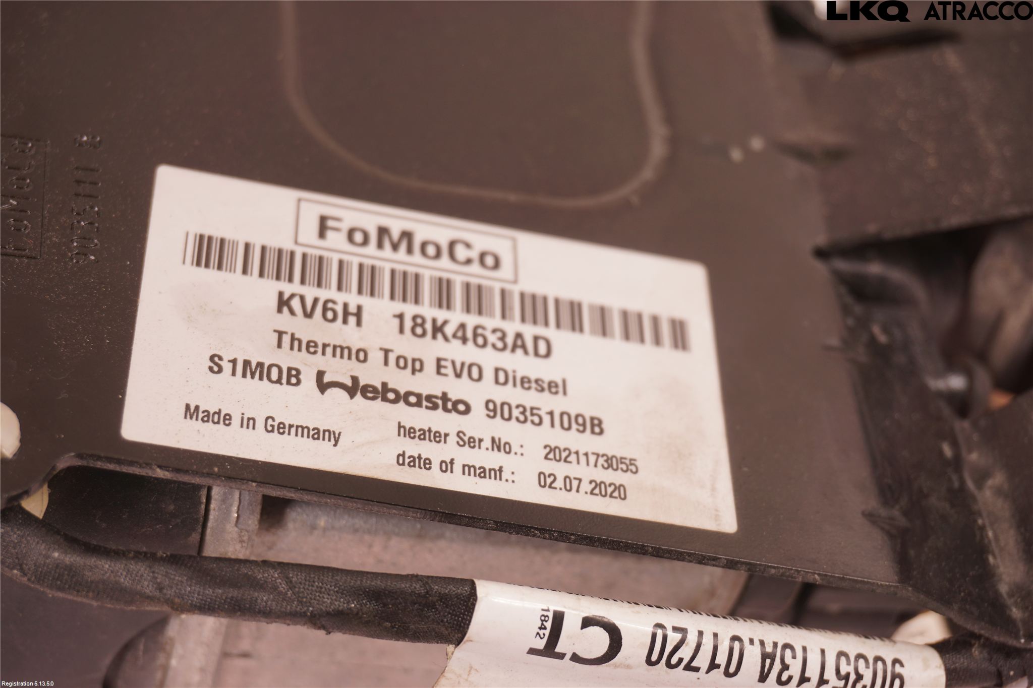 Ford TRANSIT/TOURNEO CONNECT 13-22 Dieselvärmare