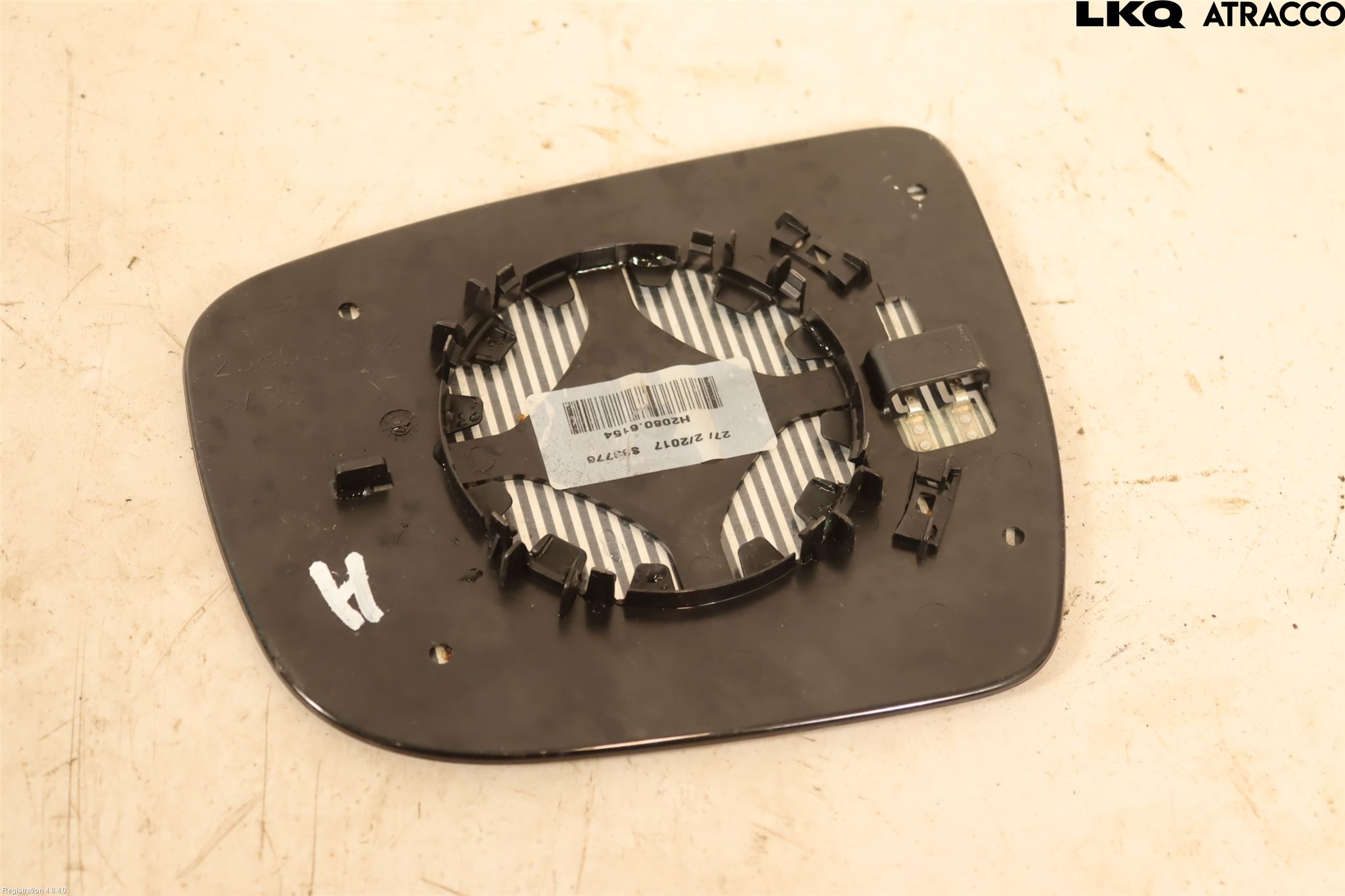 Nissan QASHQAI 14-17 Spegelglas Hö