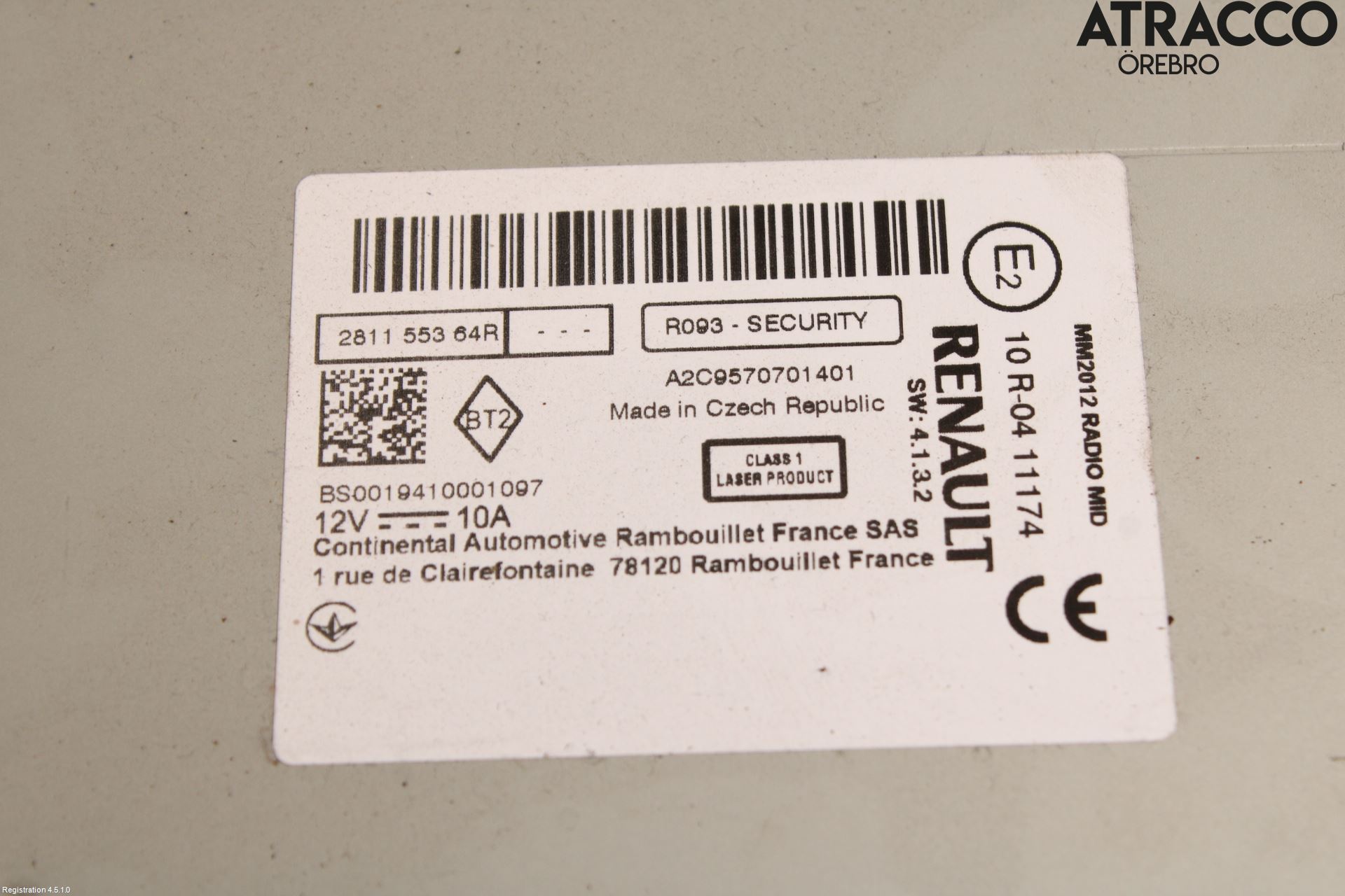 Nissan NV250 20-22 Cd Radio - Multimediapanel