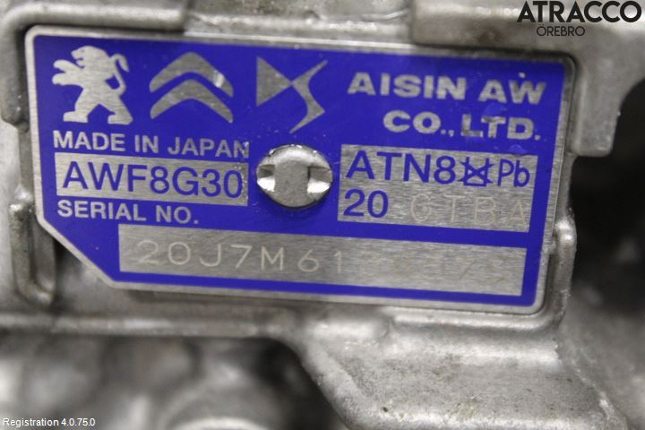 Peugeot 3008 17-24 Växellåda Automat