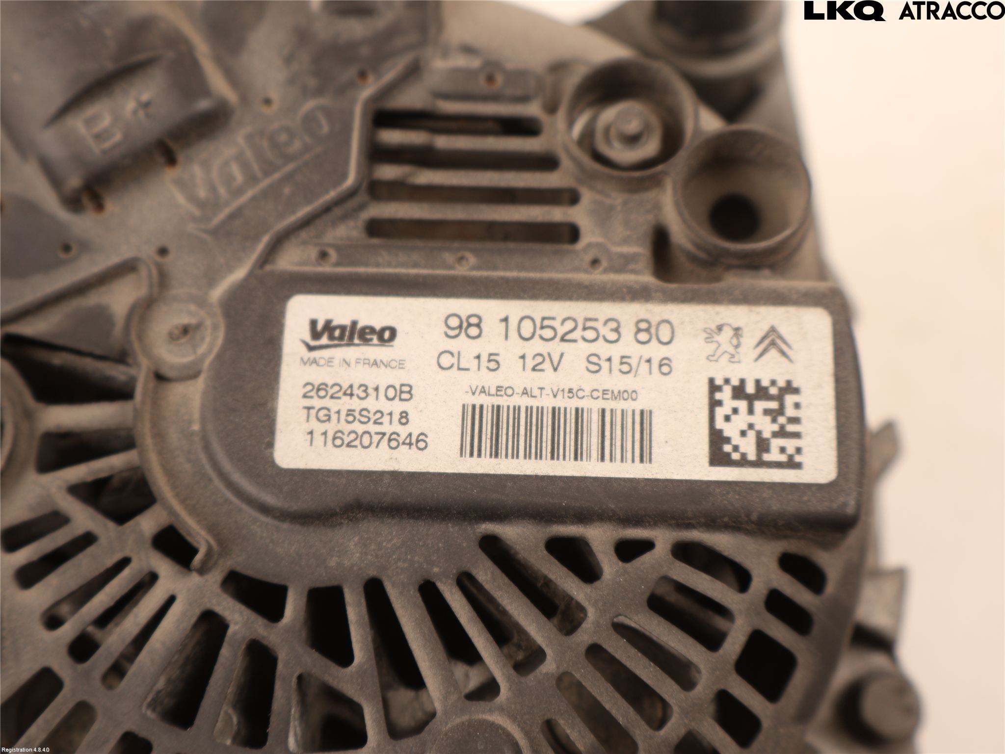 Citroen BERLINGO 08-18 Generator