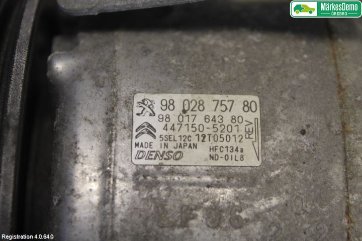 Citroen BERLINGO 08-18 Ac Kompressor