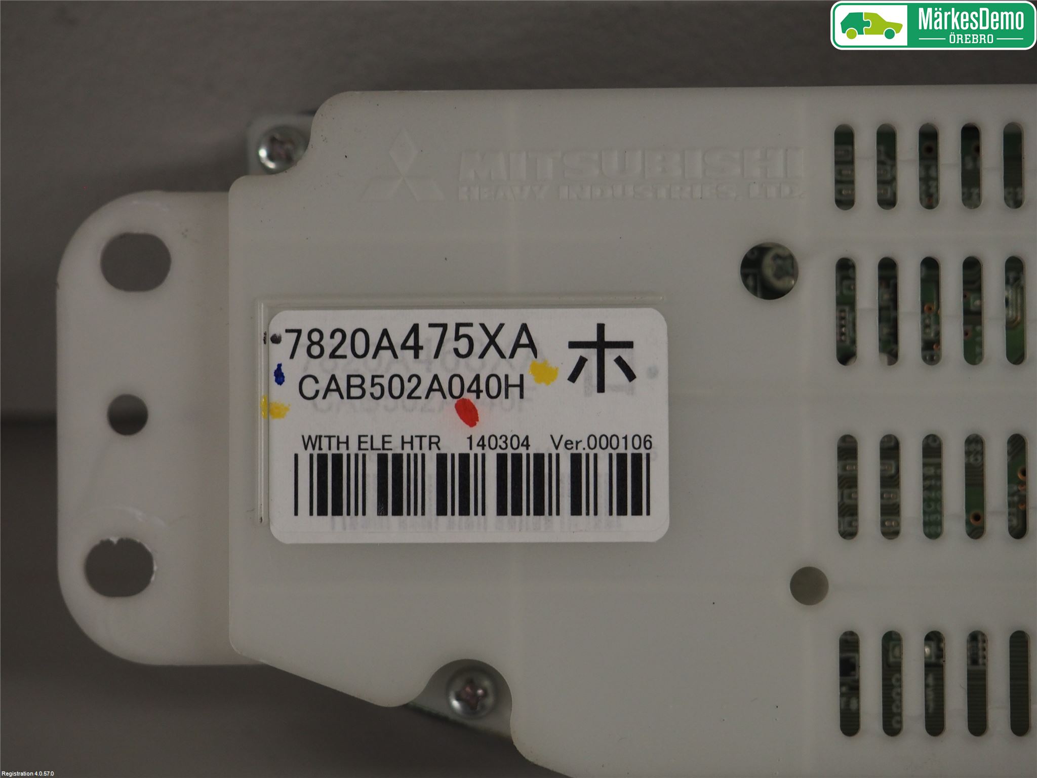 Mitsubishi OUTLANDER 13-21 Ac Styrenhet Ac Manöveren